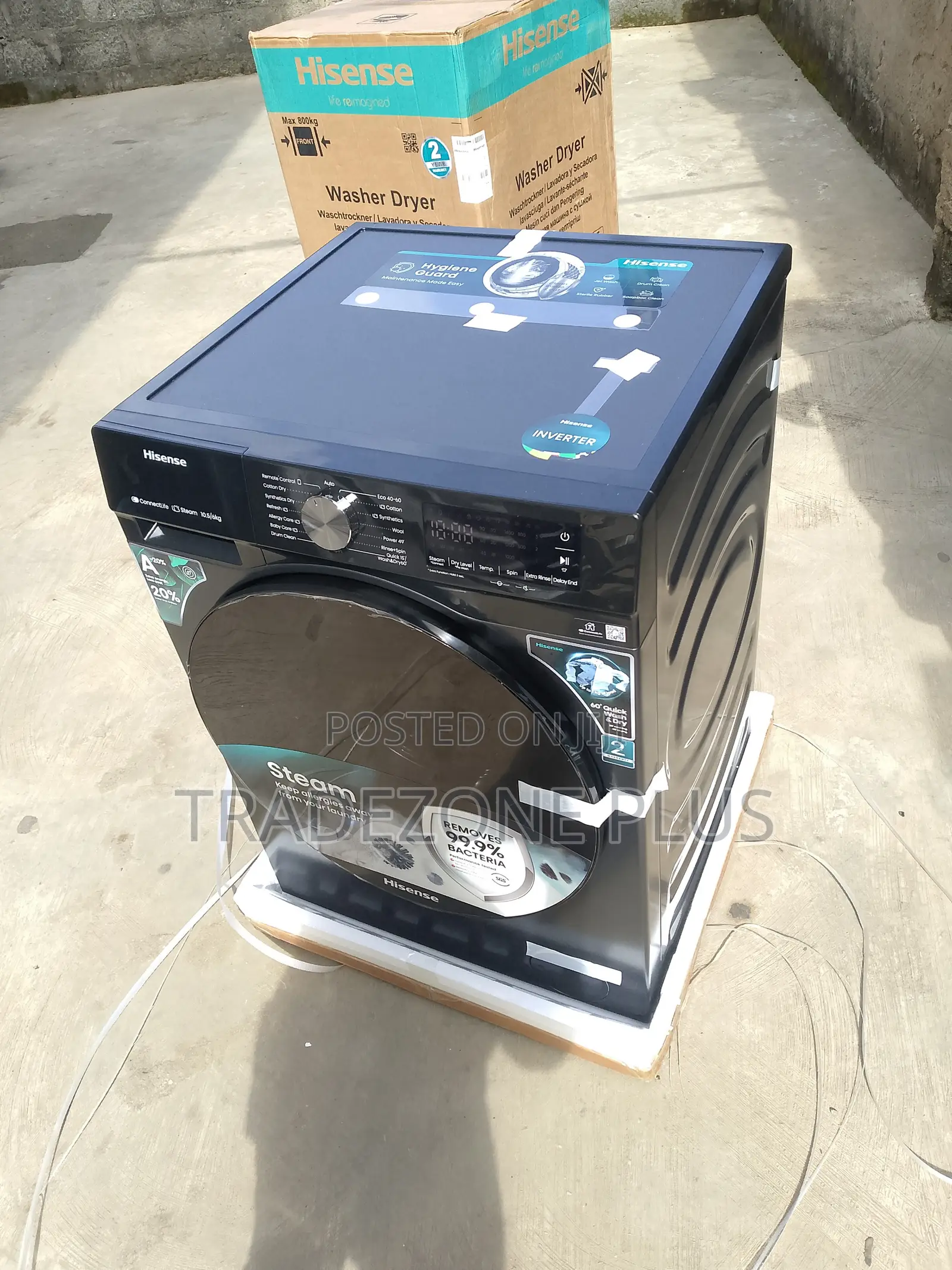 Hisense 10.5KG Wash and Dry Automatic Inverter Unit