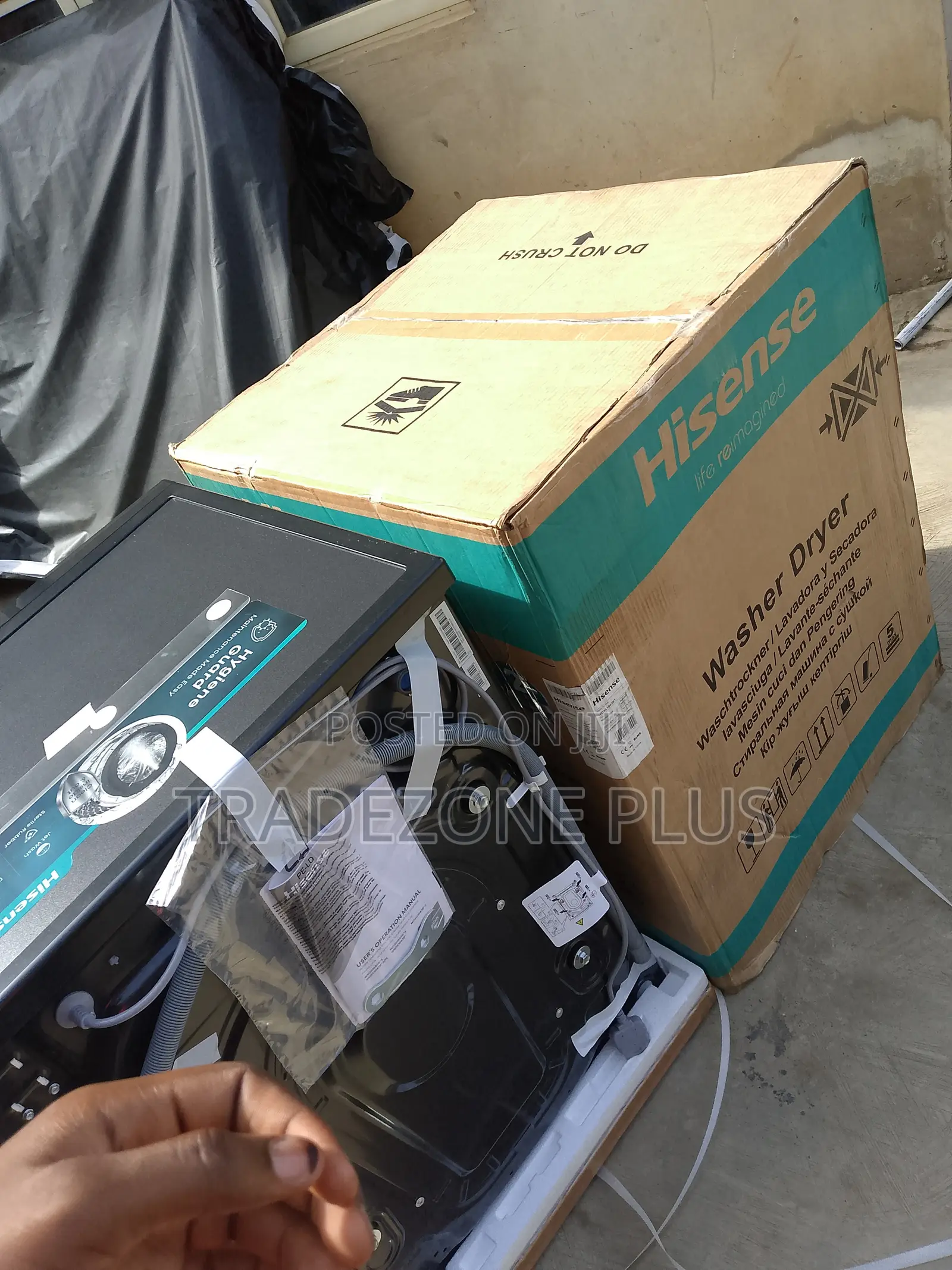Hisense Large Load Automatic Inverter Washer 10.5kg/6kg