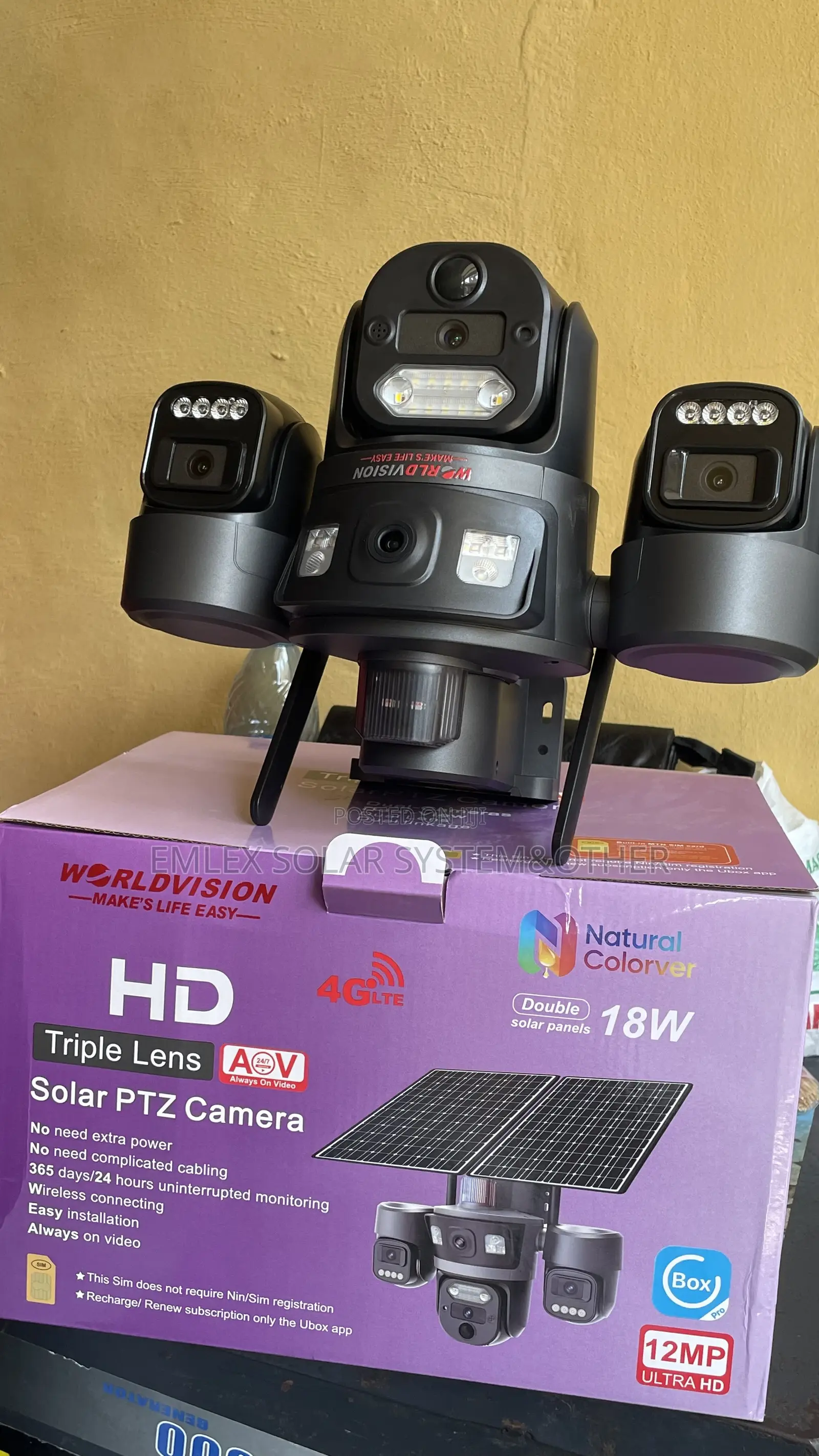 Wireless Solar CCTV Camera