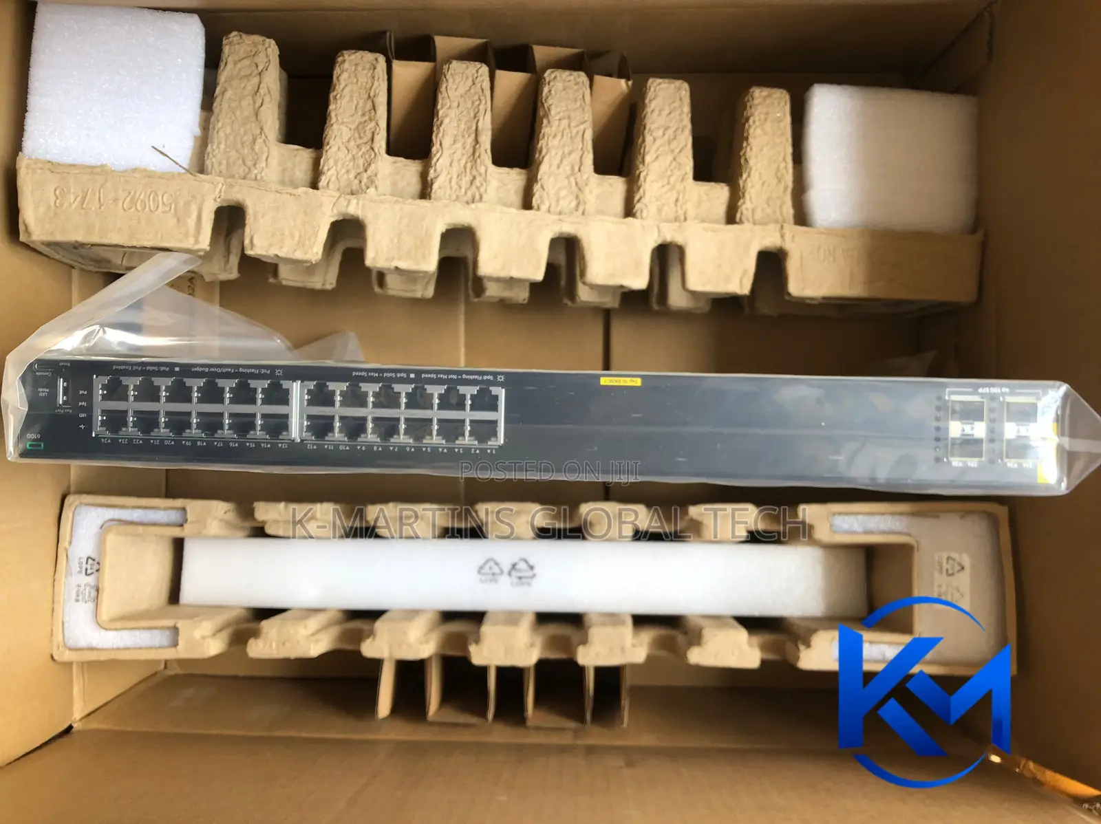 HPE Aruba CX 6100 JL677A 24-Port Gigabit PoE+ Switch