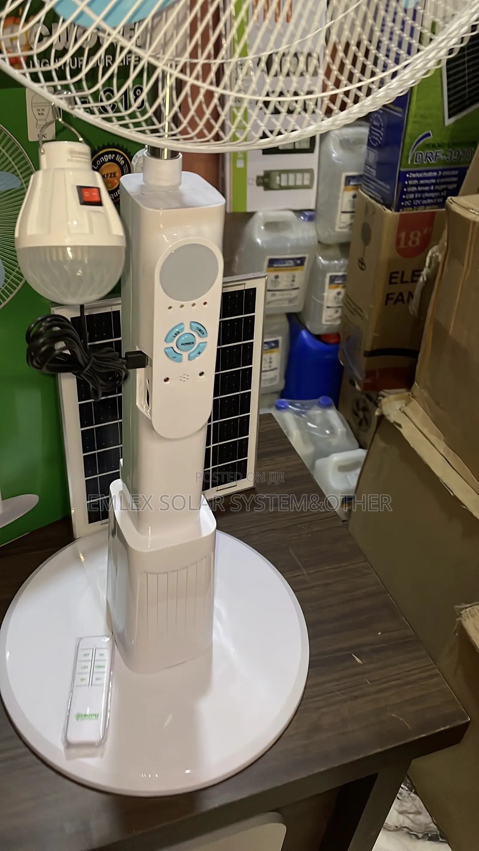 18inches Solar Standing Fan