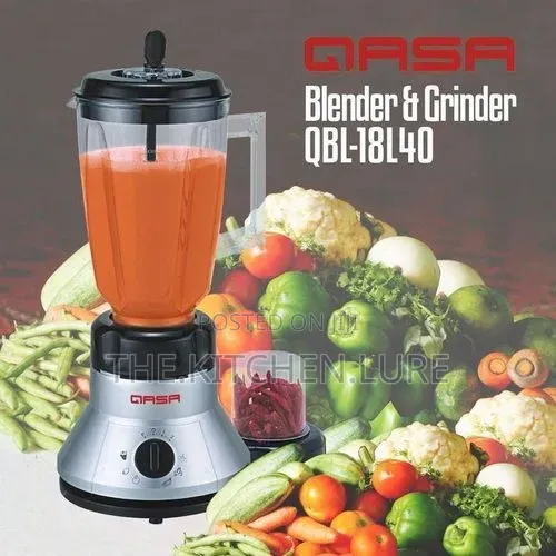 QASA Electric Blender & Grinder Set - 2 Cups