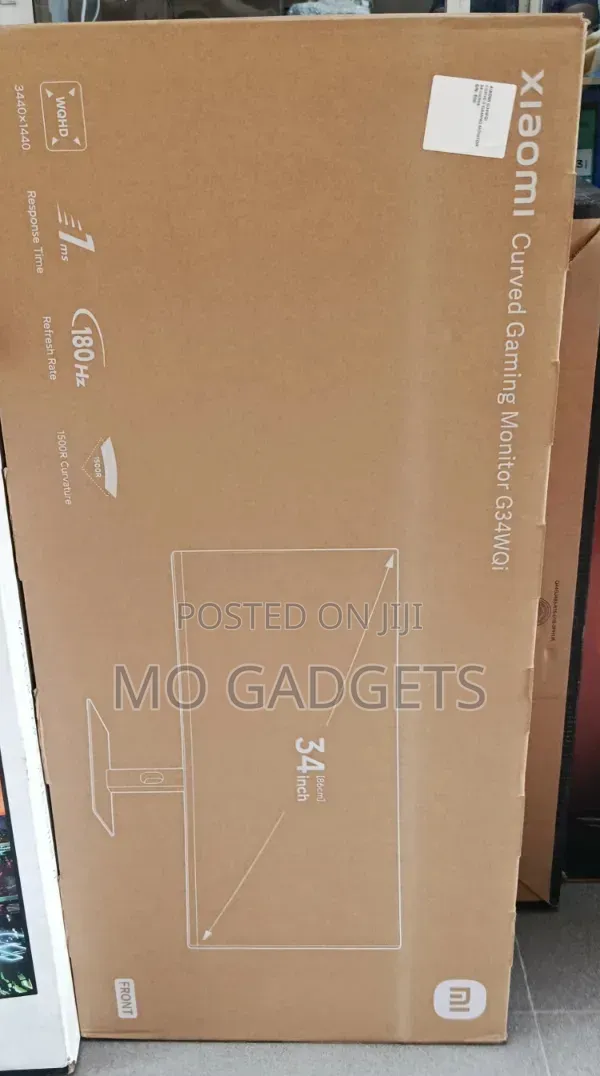 Brand New Xiaomi 2026/G34WQi 34" Curved Gaming Monitor 180Hz WQHD
