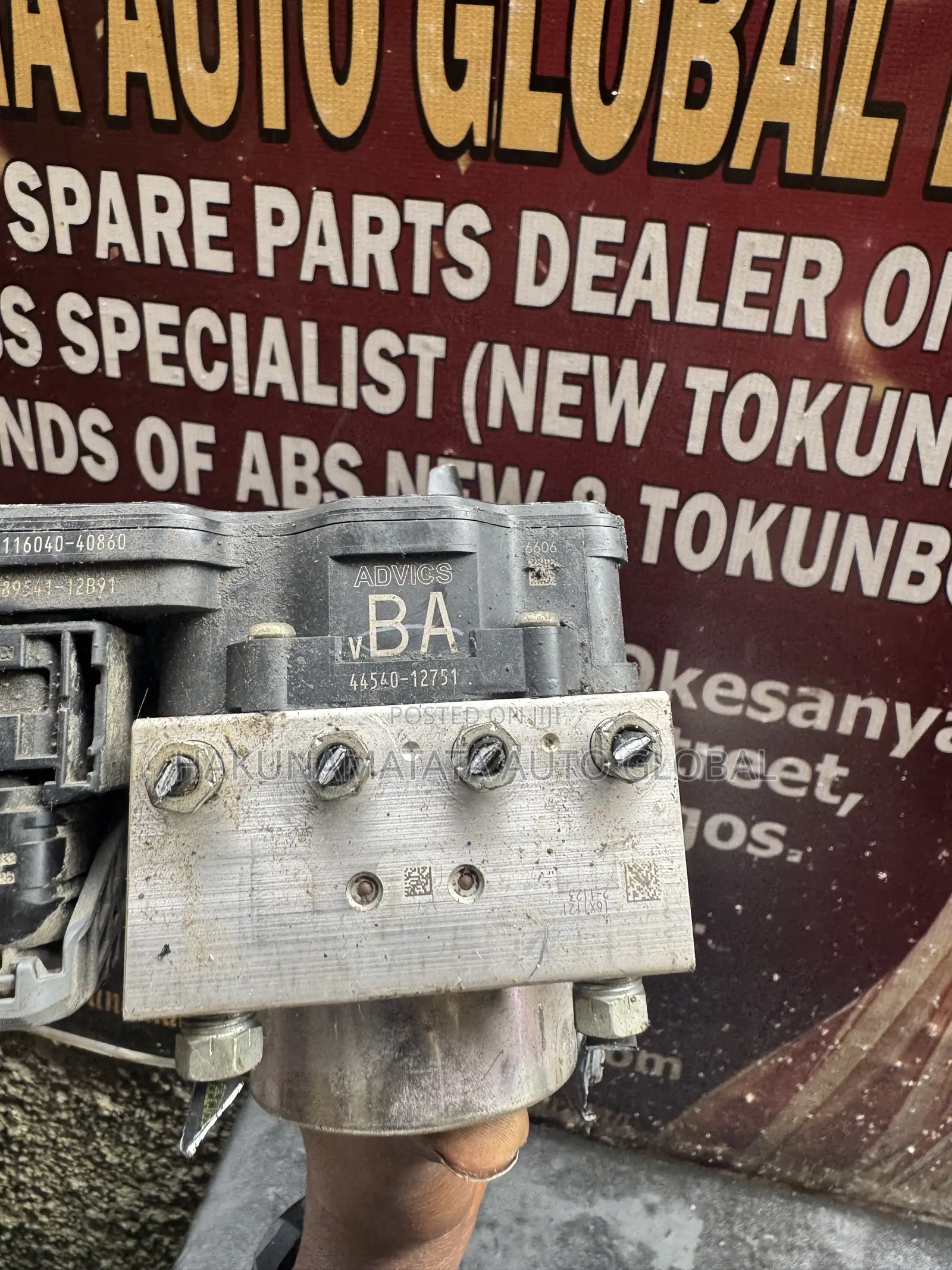 Toyota Corolla 2017–2018 Tokunbo ABS Module