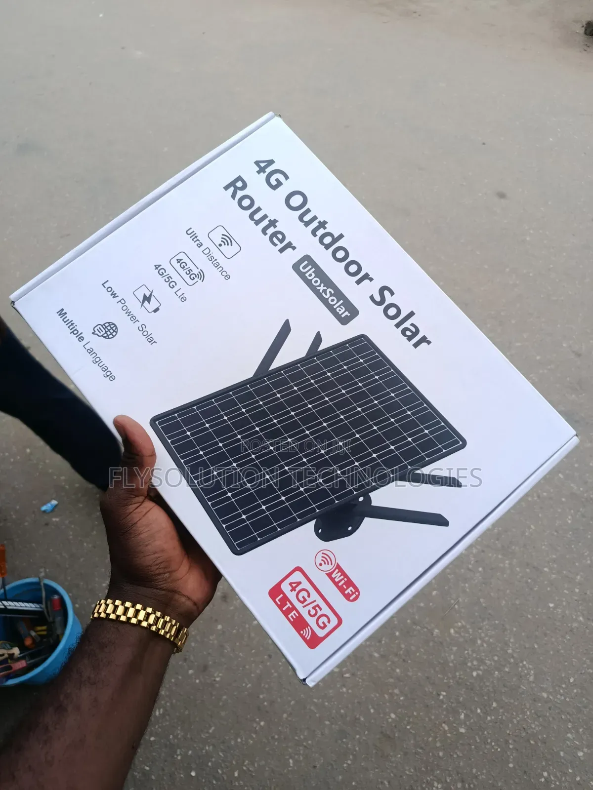 Ubox 4g/5g LTE Wi-Fi Outdoor Solar Router