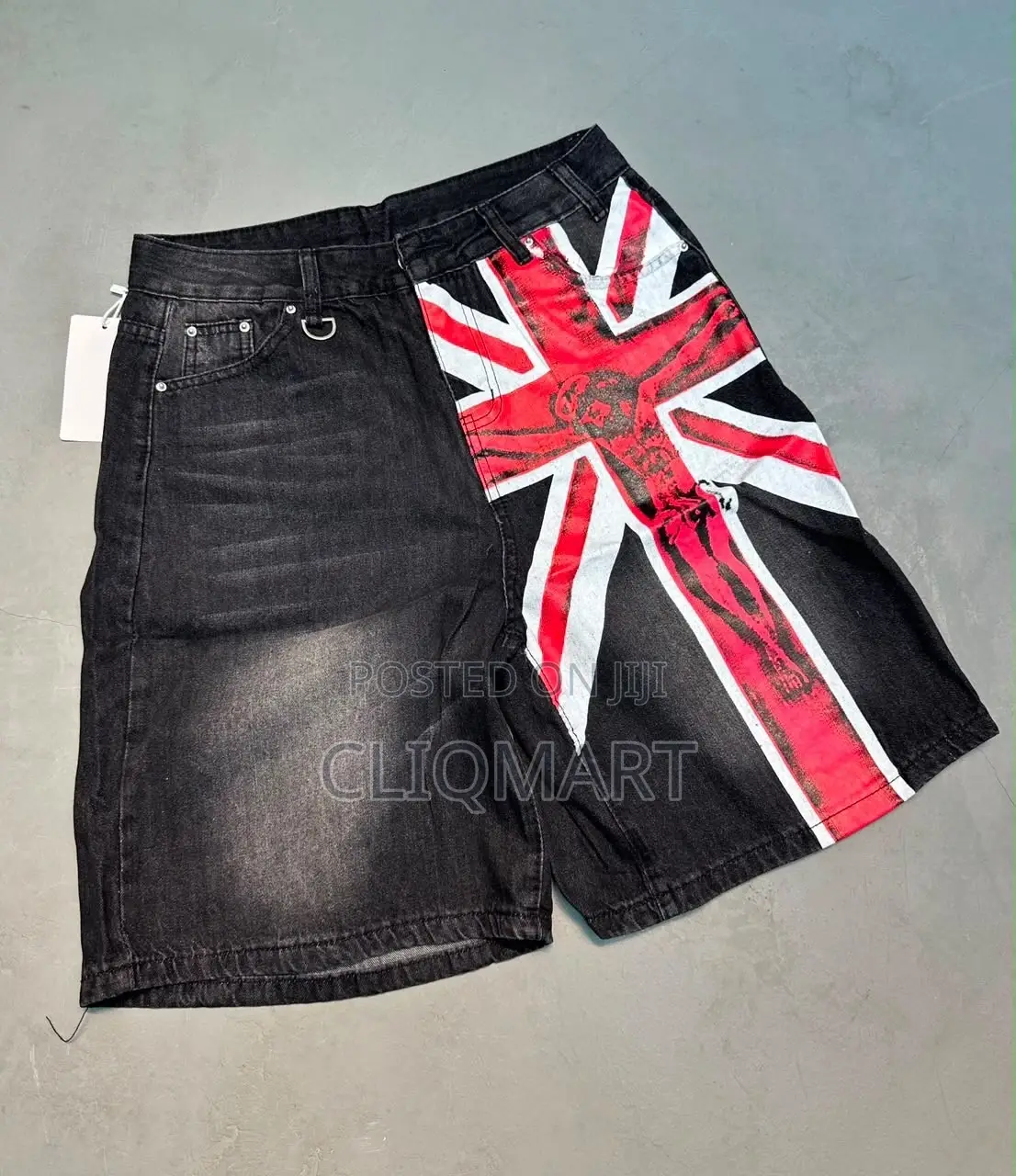Men’s Union Jack Graphic Denim Jorts / Shorts