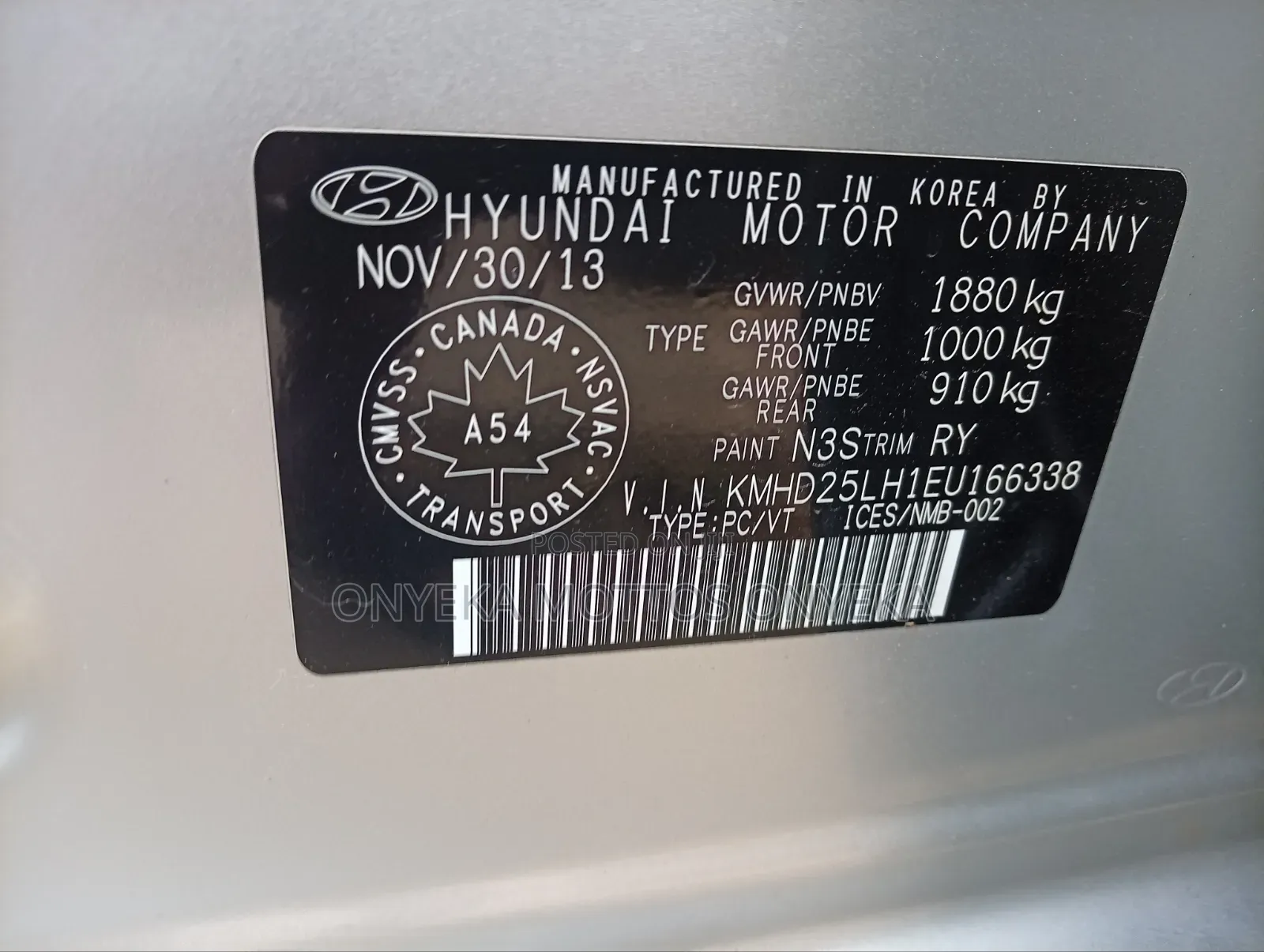 Hyundai Elantra 2014 Silver