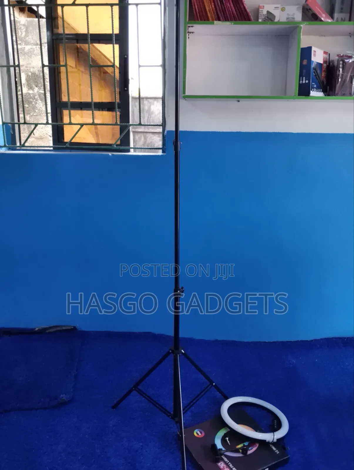 12 Inch MJ-30 RGB Ring Light With Long Tripod Stand - Multicolor
