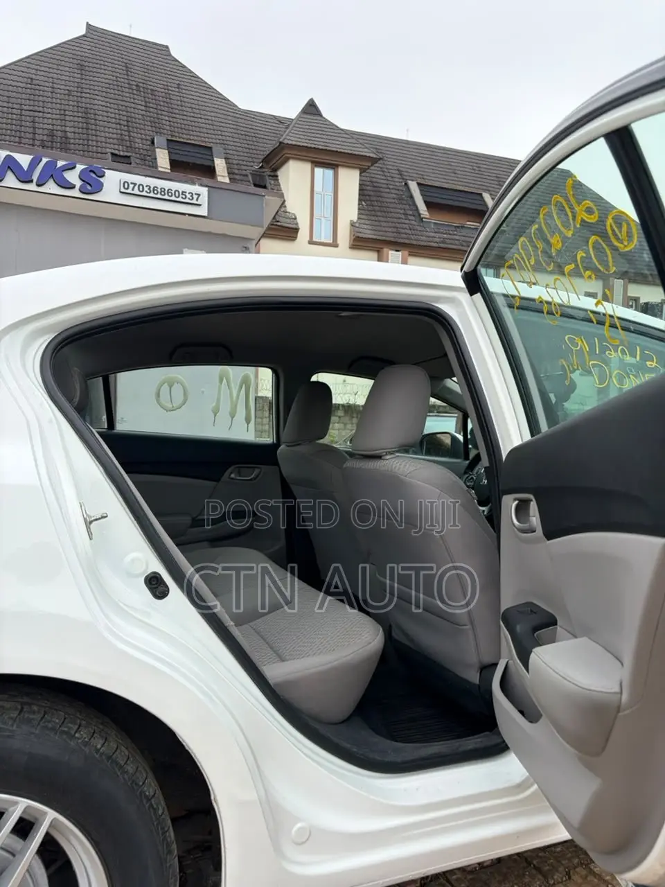 Honda Civic Sedan EX-L 2013 White