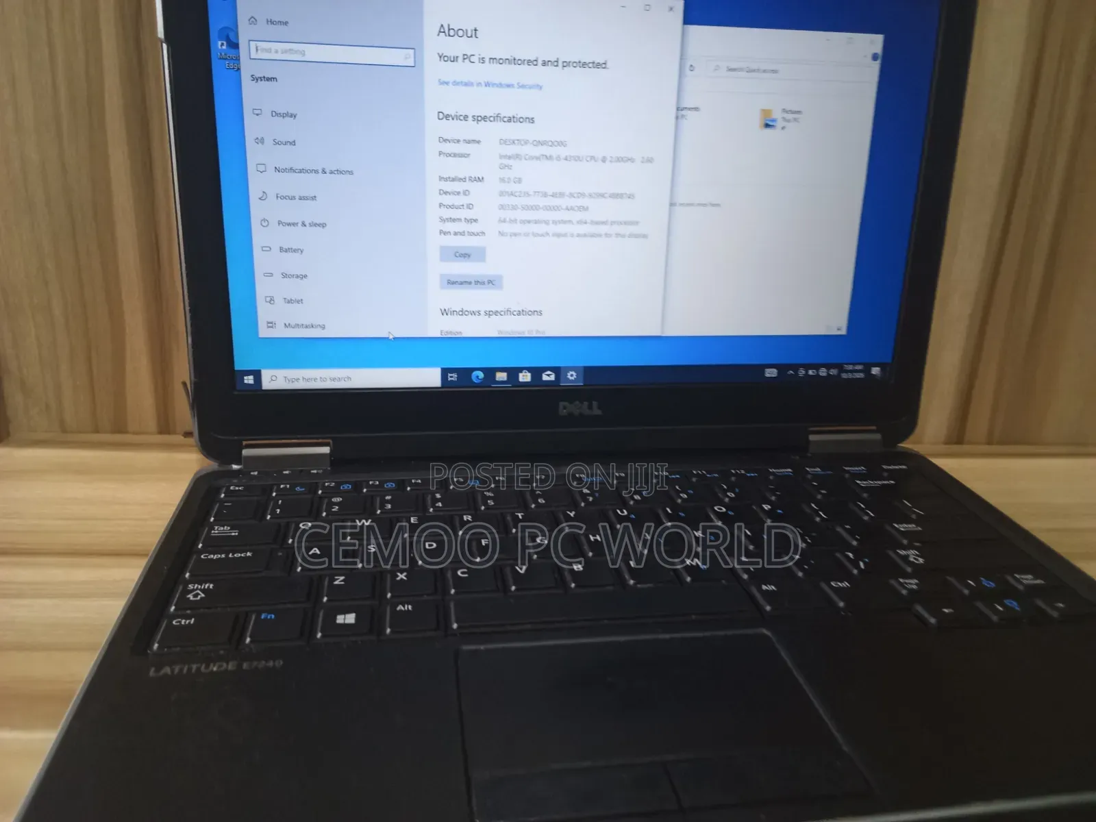 Laptop Dell Latitude 12 E7250 16GB Intel Core i5 SSD 256GB