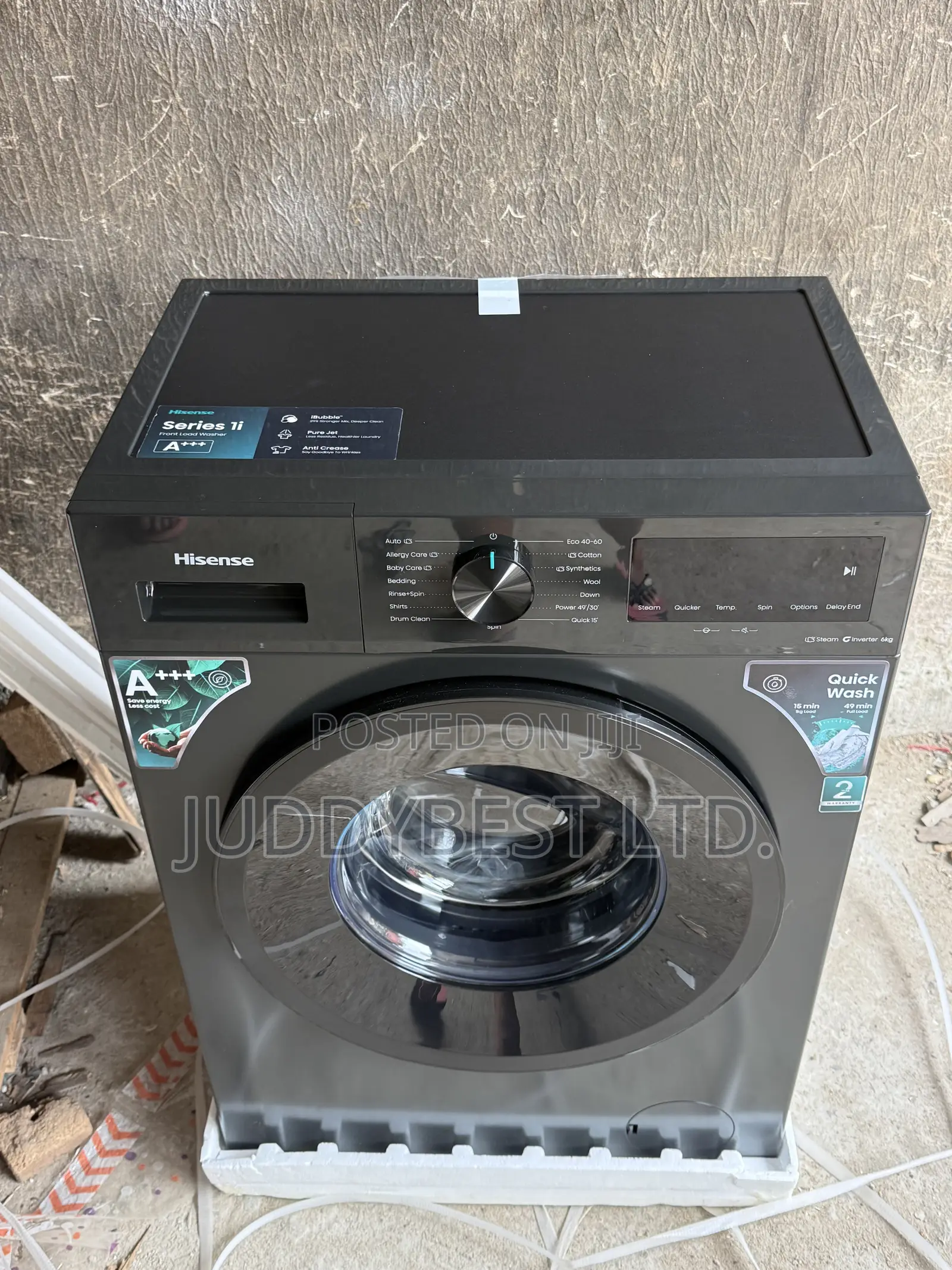 Hisense Wm 6kg Front Load Wash and Spin Automatic