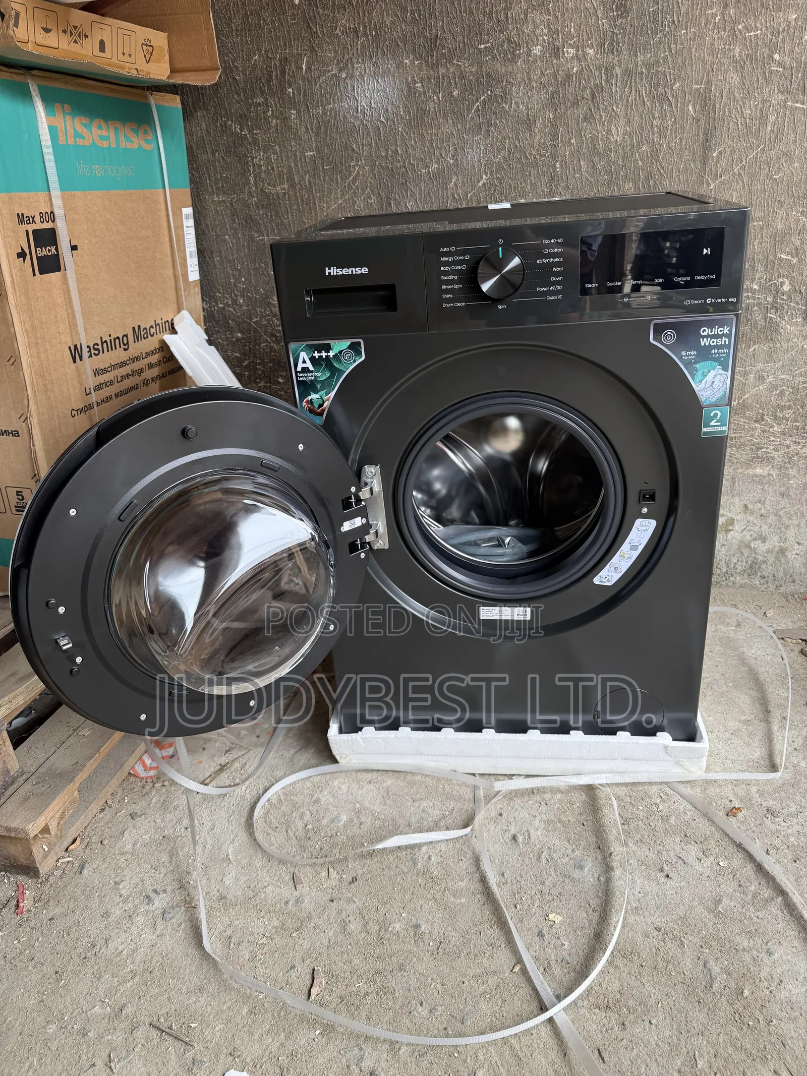 Hisense Wm 6kg Front Load Wash and Spin Automatic