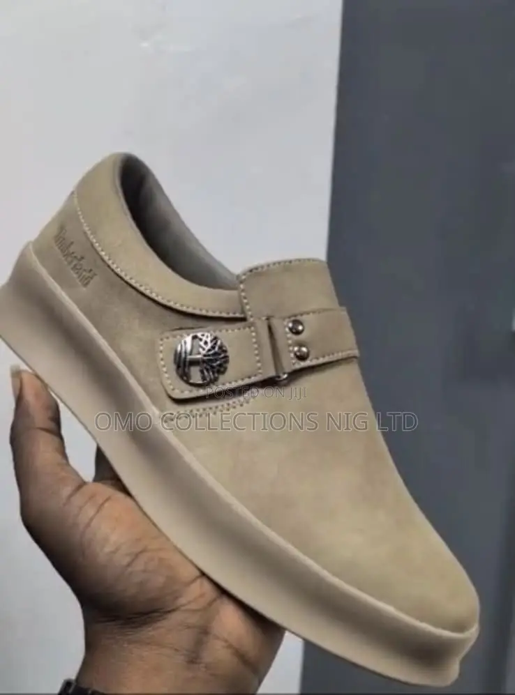 Timberland Men’s Premium Leather Slip-on Loafers – Fully Boxed