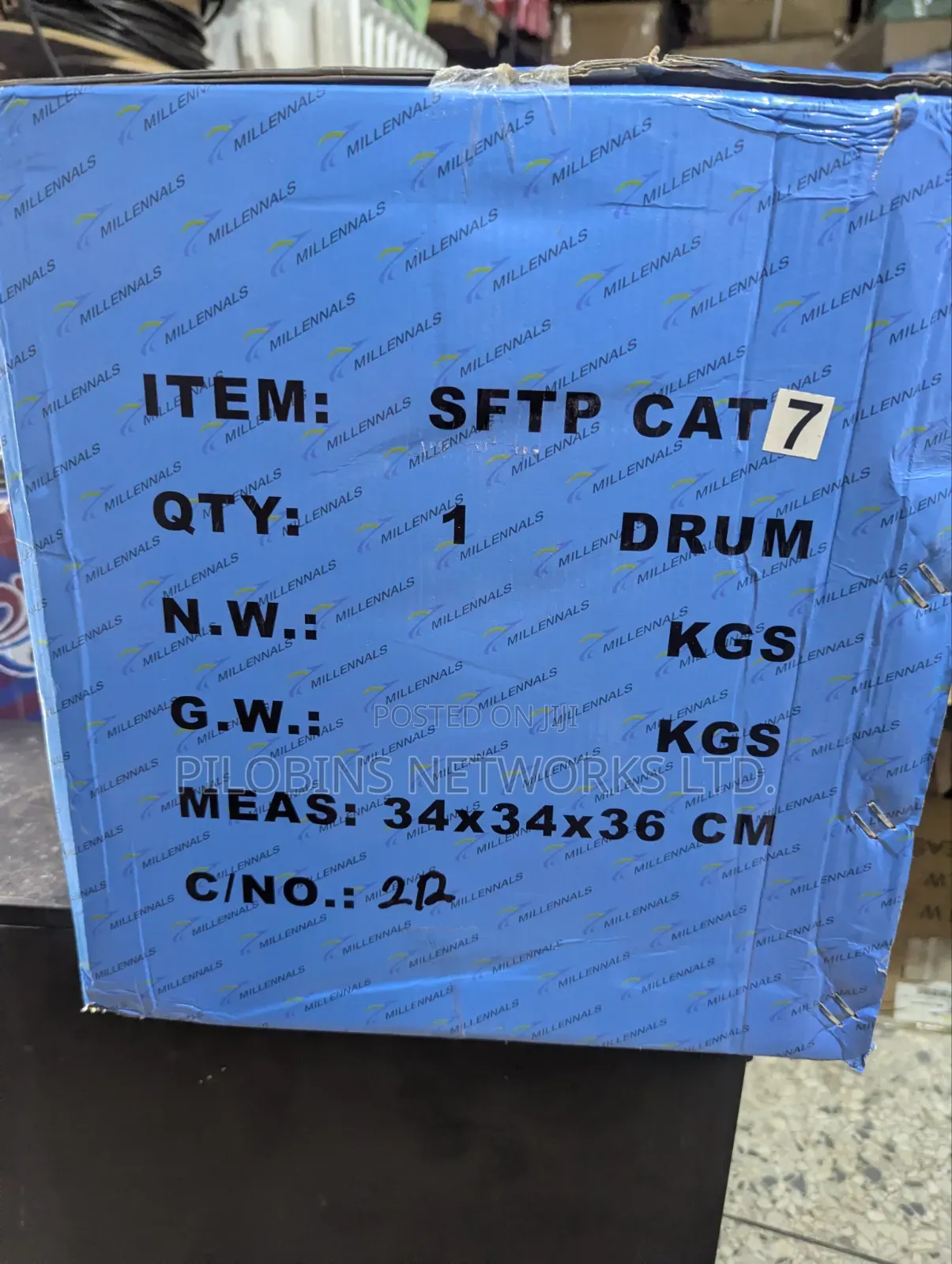 Millennals Outdoor Cat7 SFTP Pure Copper Cable