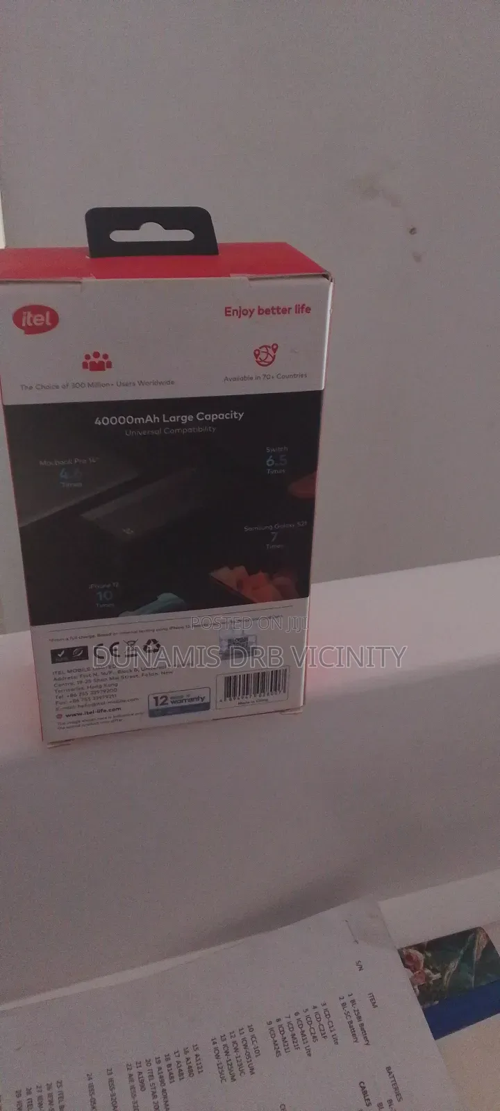 40000mAh 22.5W Power Bank