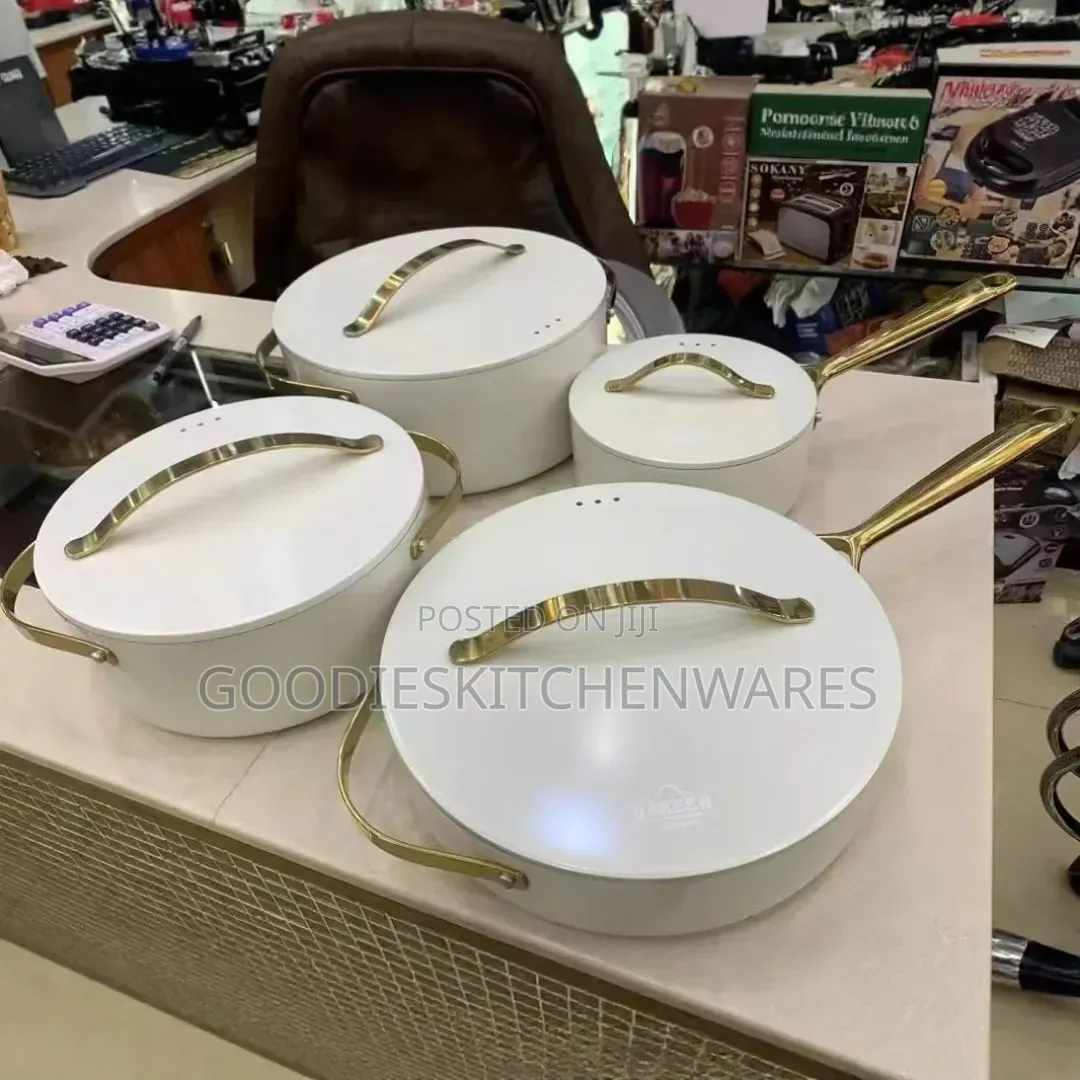 8 PCs Ceramic Cookware Pot Set