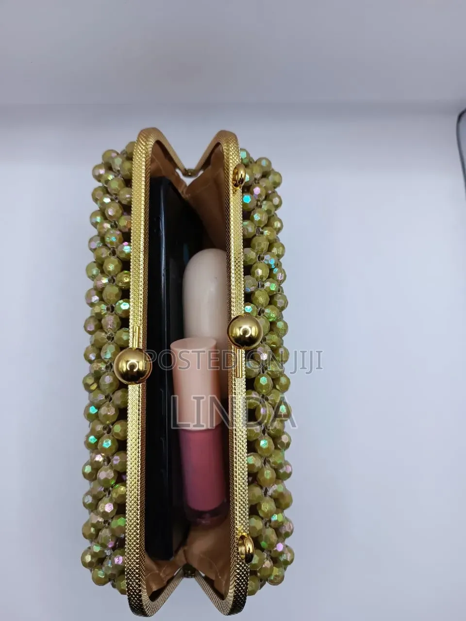 Oliver Green Crystal Beaded Clutch