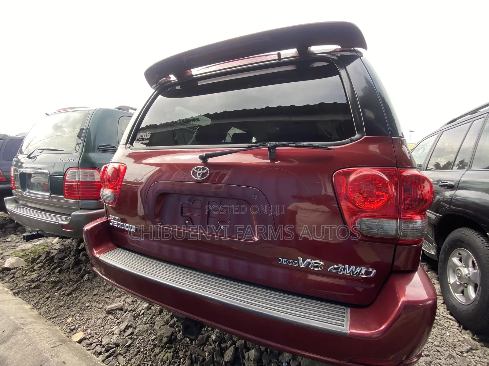 Toyota Sequoia 2005 Red