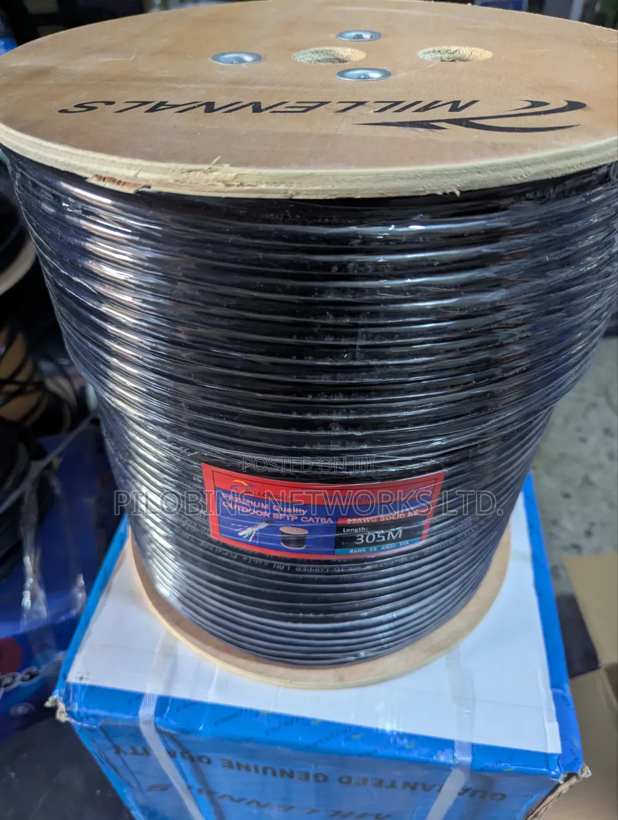 Millennals Outdoor Cat6a SFTP Copper Cable