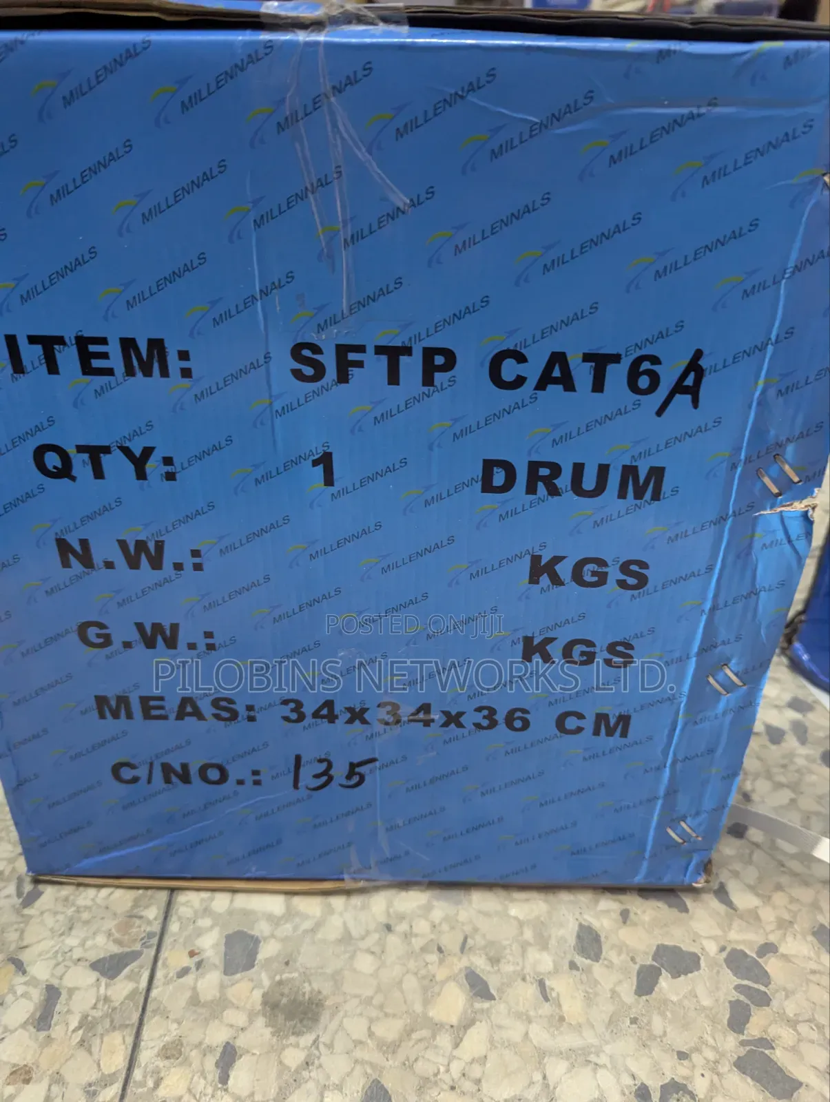 Millennals Outdoor Cat6a SFTP Copper Cable