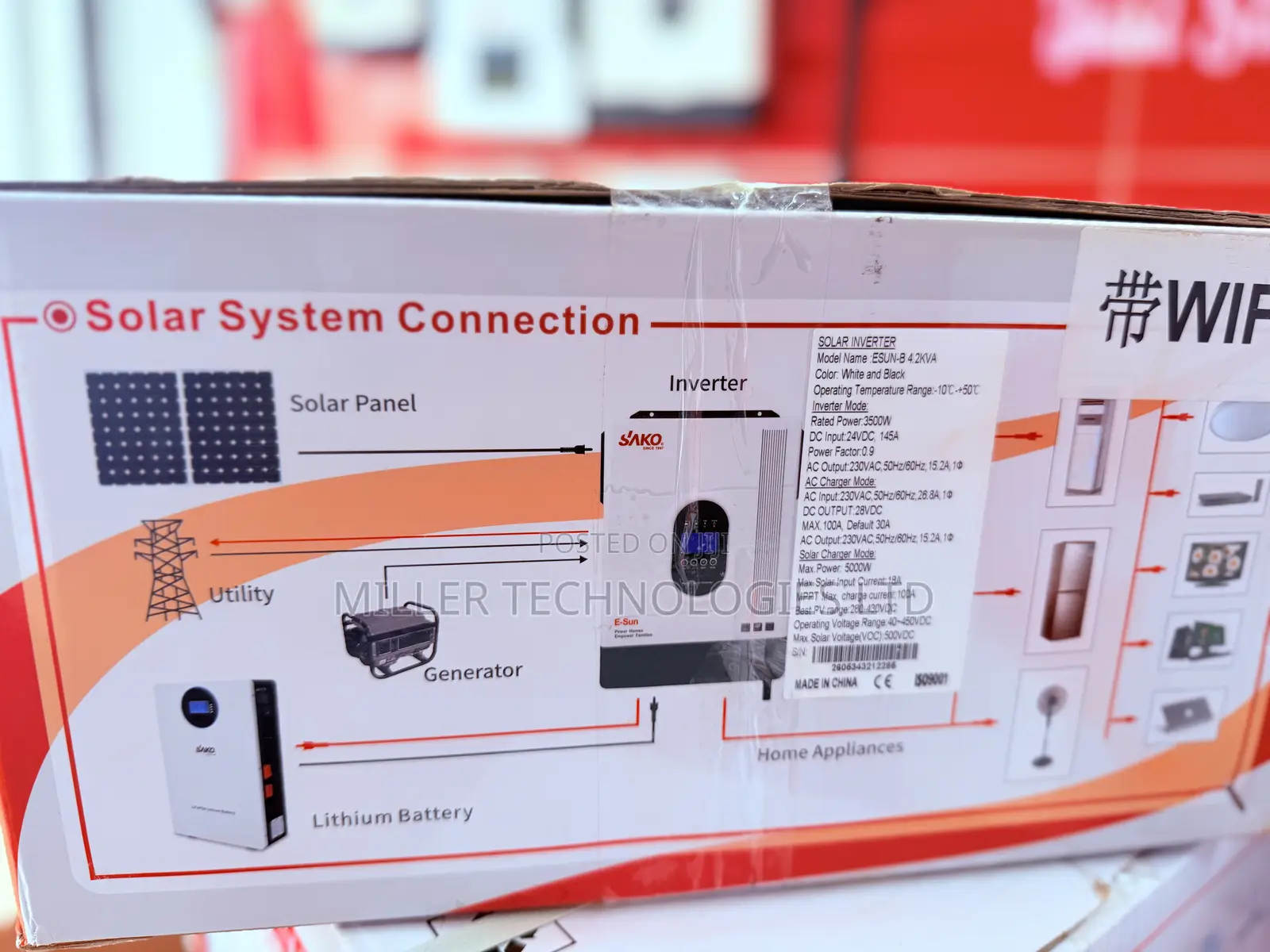 E-Sun-B 4.2kVA Hybrid Solar Energy Inverter
