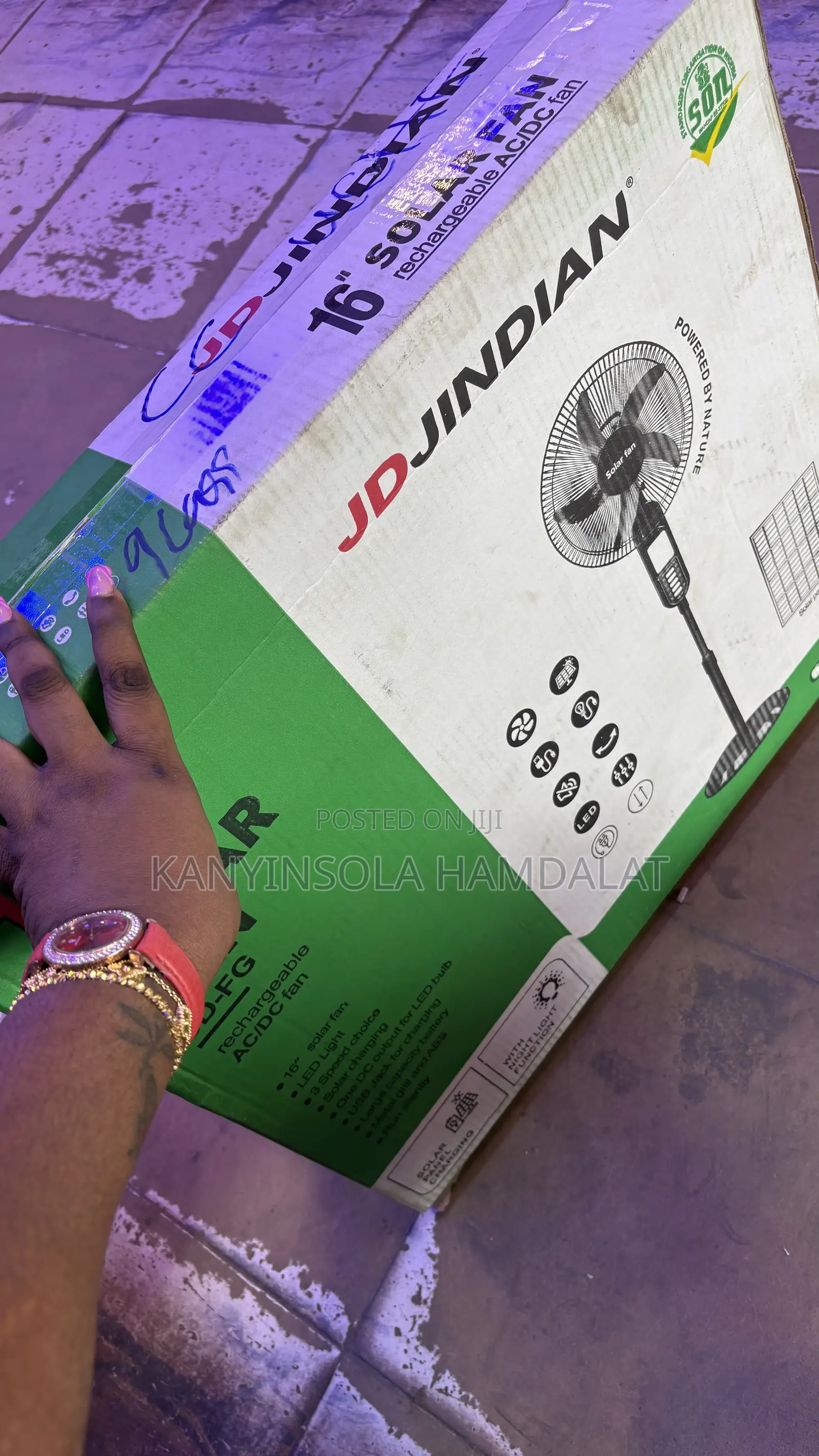 JD Solar Fan