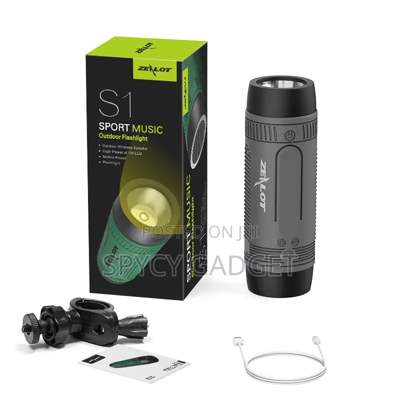 S1 Sports Bluetooth Speaker With Flashlight
