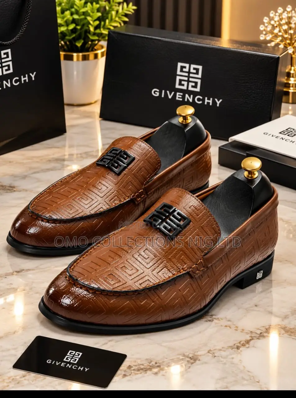 Givenchy Men’s Signature Luxury Leather Shoes – Fully Boxed