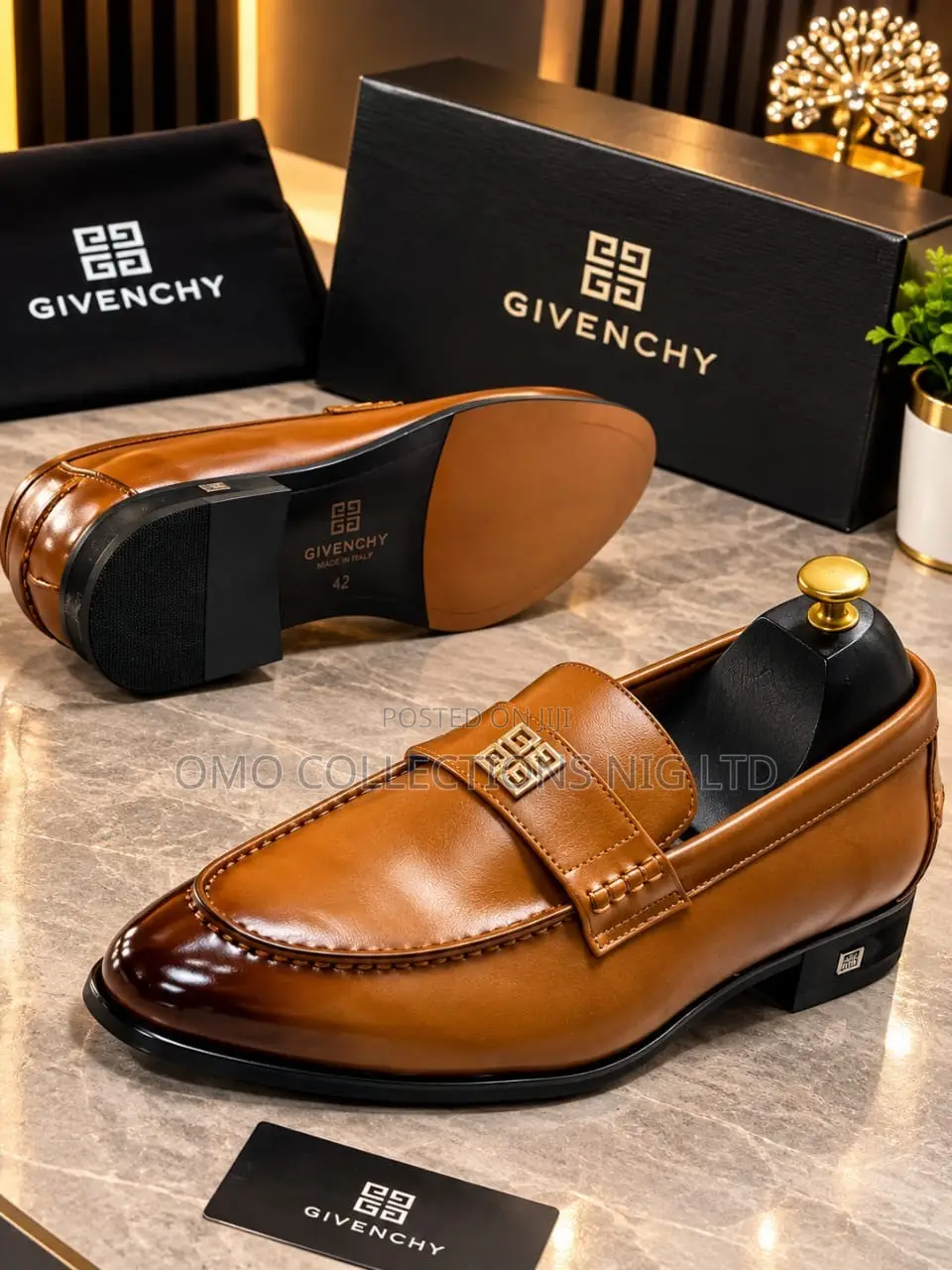Givenchy Men’s Signature Luxury Leather Shoes – Fully Boxed