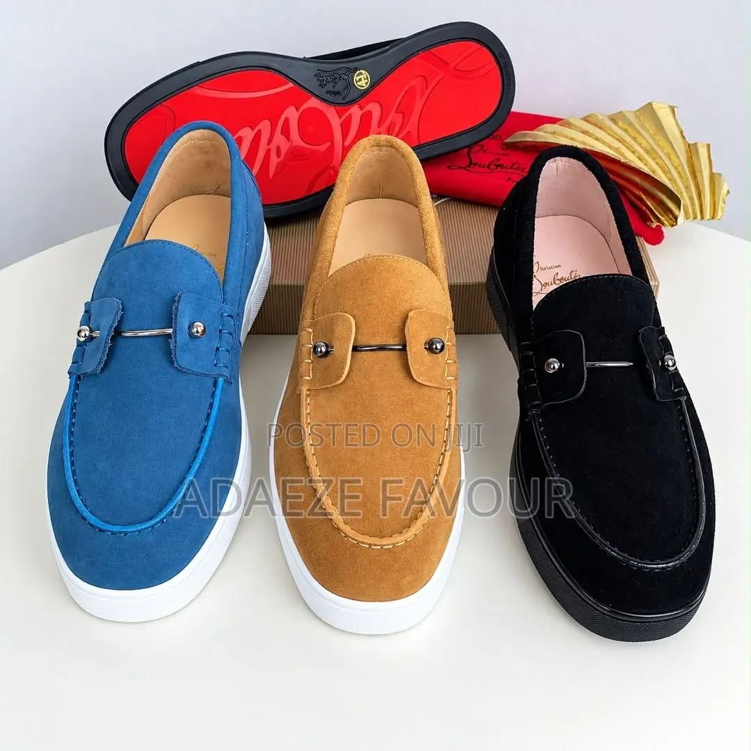 Men’s Black Suede Loafers
