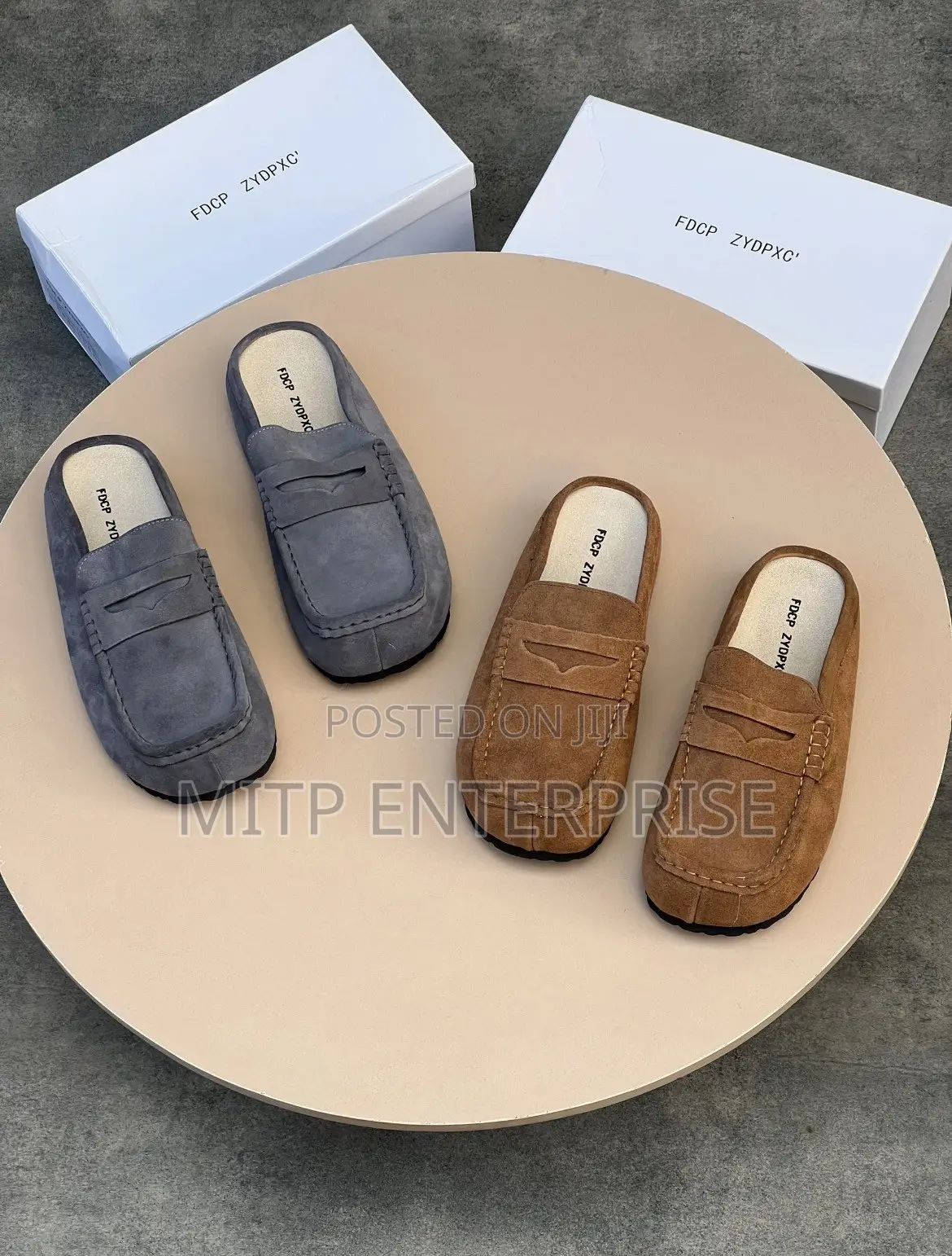 FCDP Suede Mule/Half Shoe