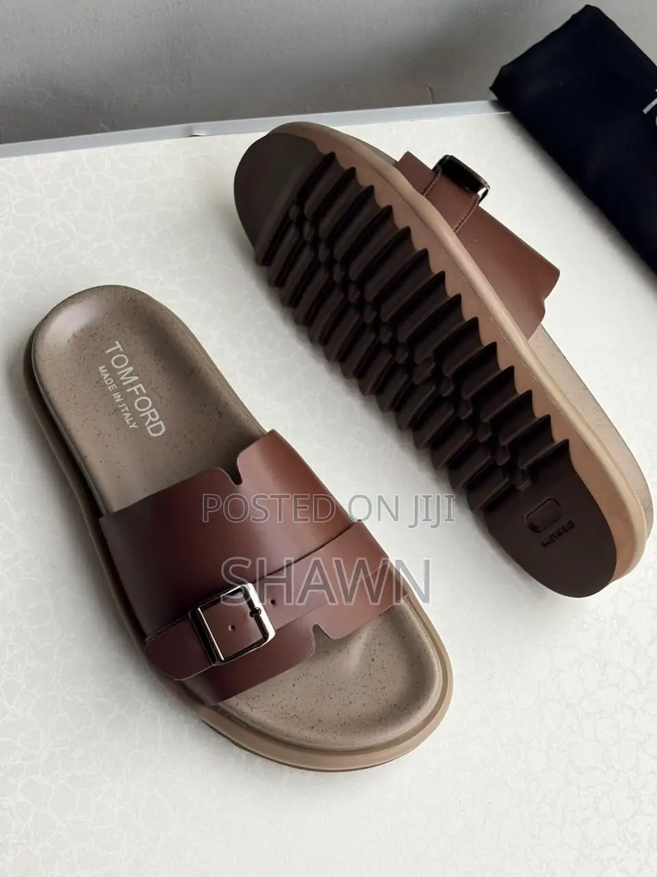 Tom Ford Luxury Leather Slippers