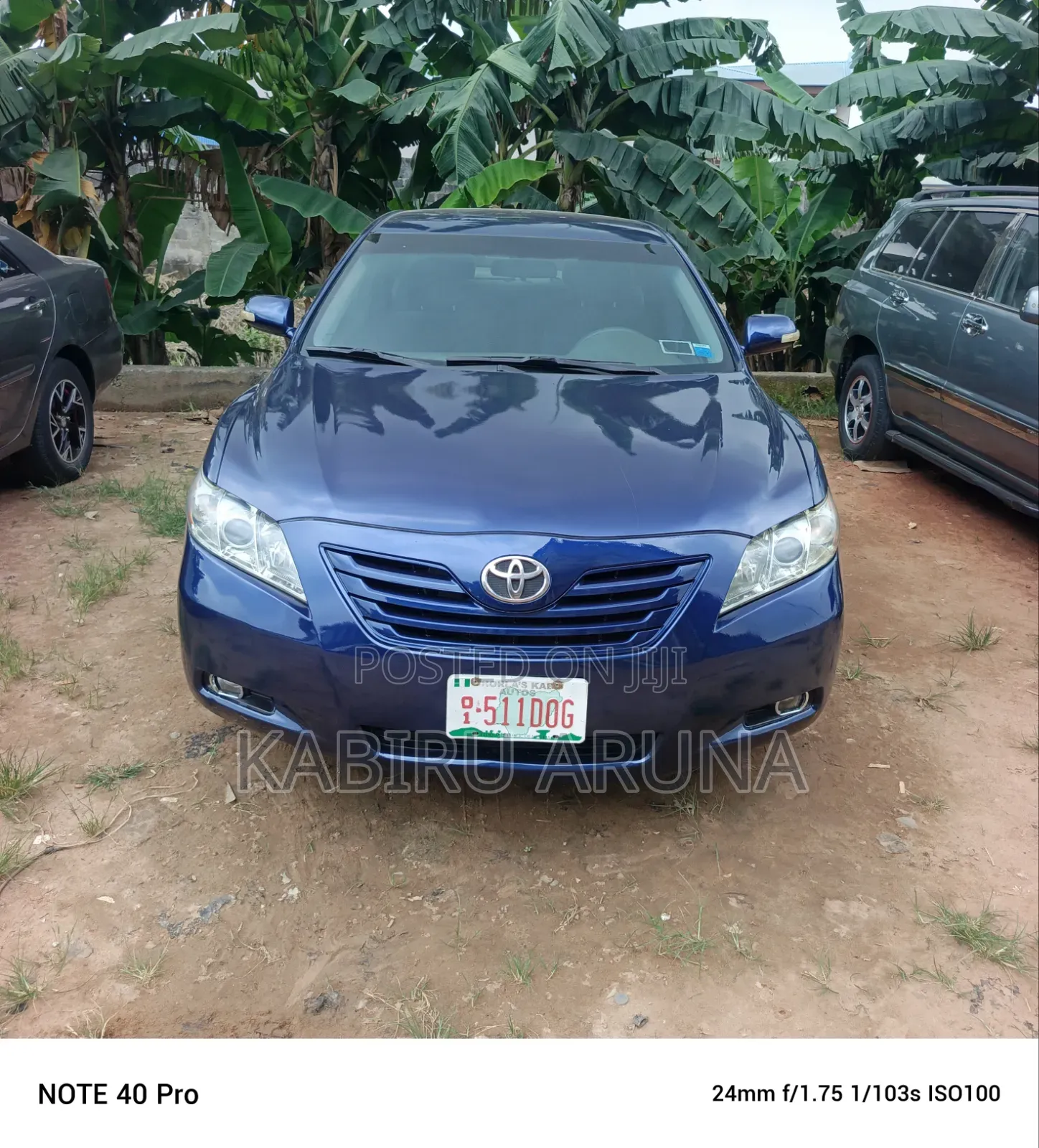 Toyota Camry 2008 Blue
