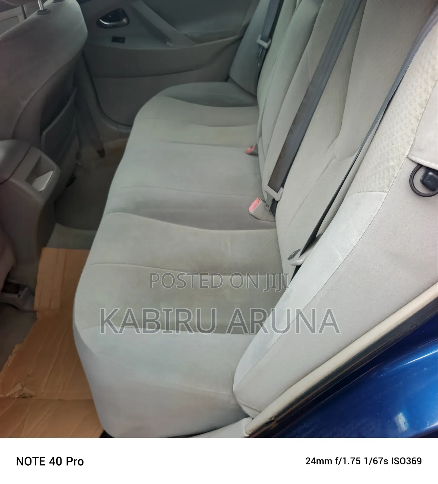 Toyota Camry 2008 Blue