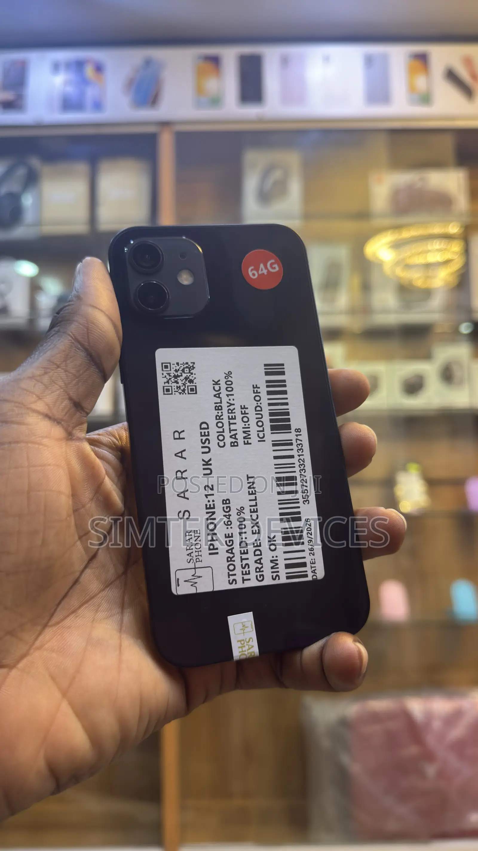 Apple iPhone 12 64 GB Black