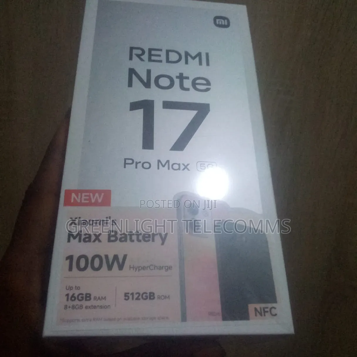 New Xiaomi Redmi Note 17 Pro Max 512 GB Black