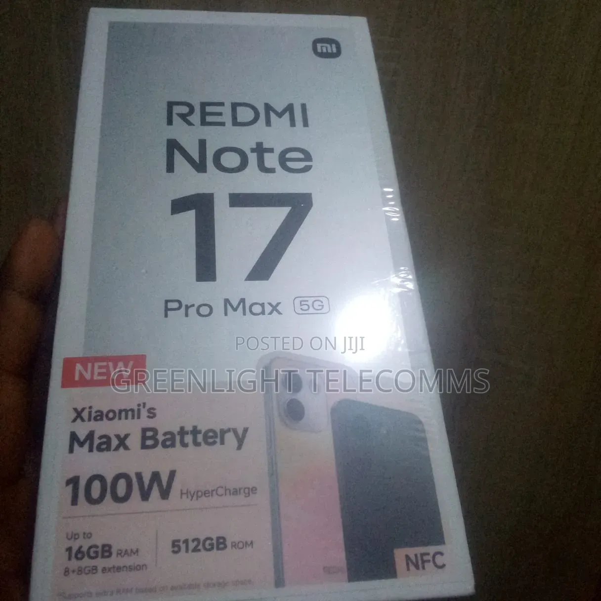 New Xiaomi Redmi Note 17 Pro Max 512 GB Black