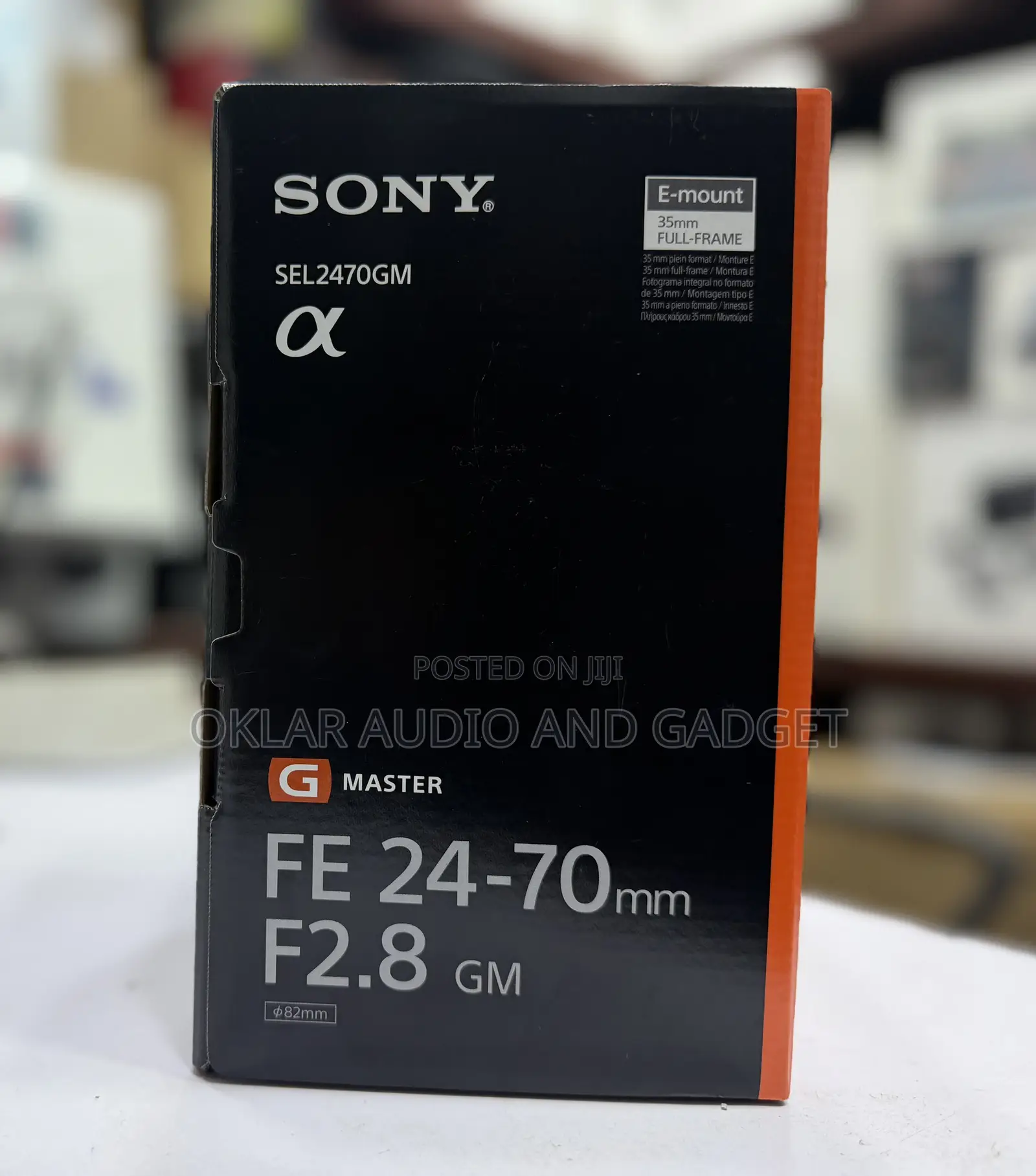 Sony Fe 24-70mm F2.8 Gmaster Lens