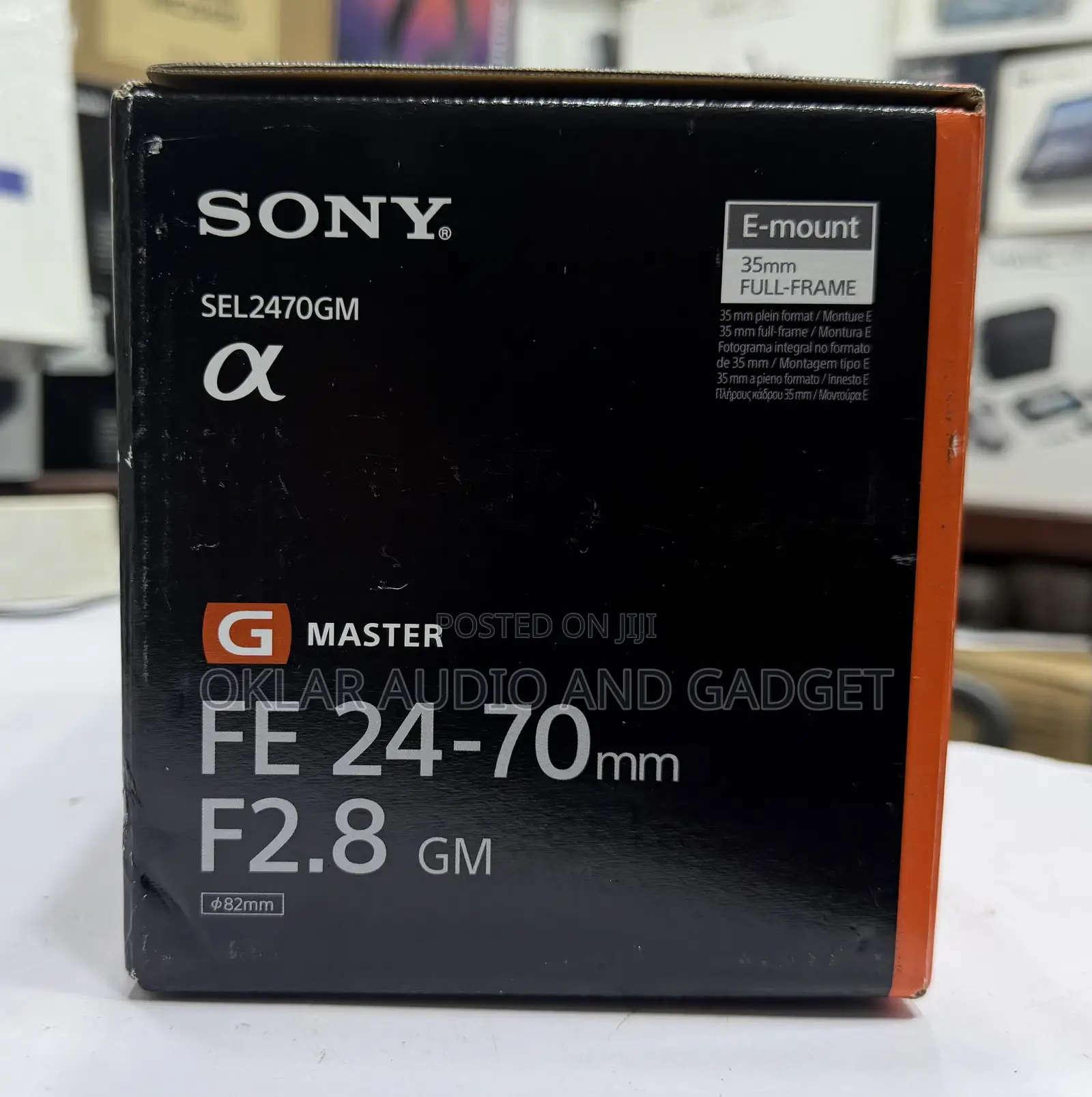 Sony Fe 24-70mm F2.8 Gmaster Lens