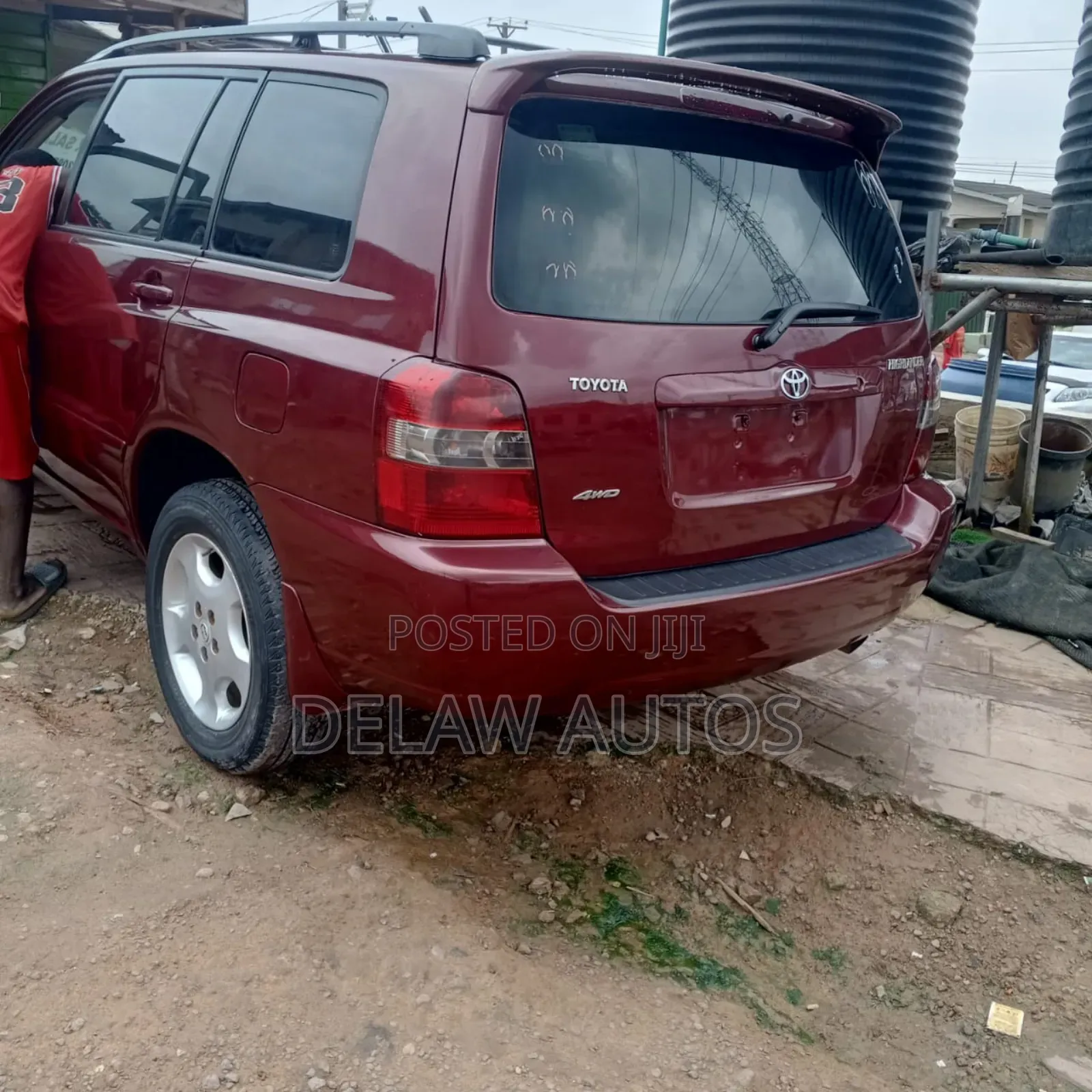 Toyota Highlander 2005 Red