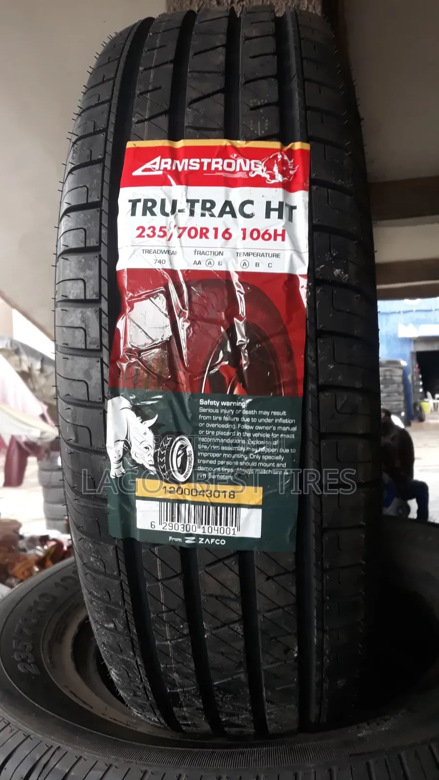 Brand New Armstrong Tru-Trac HT Tyre (235/70r16 106H)