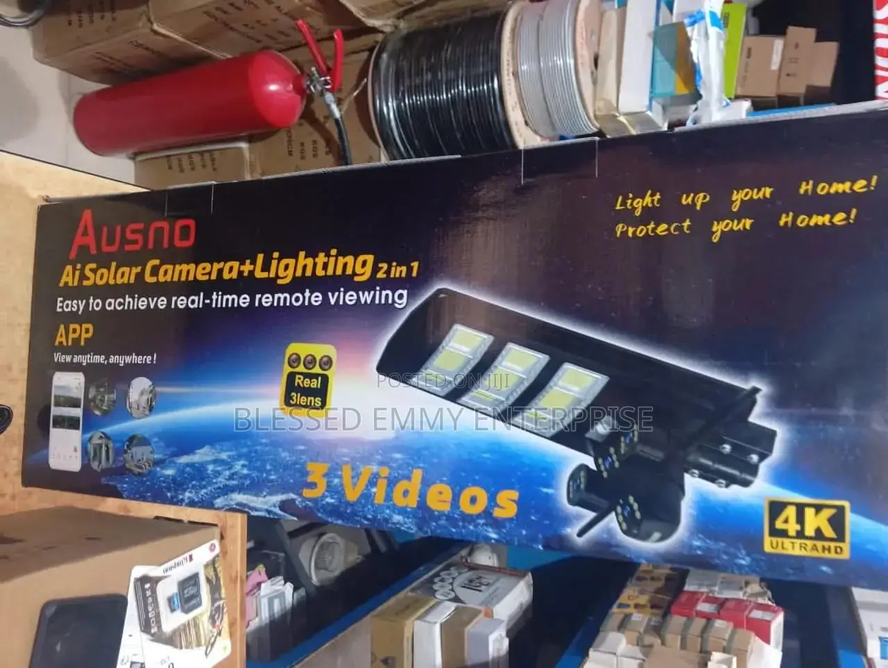 Ai Solar Street Light Camera 2in1