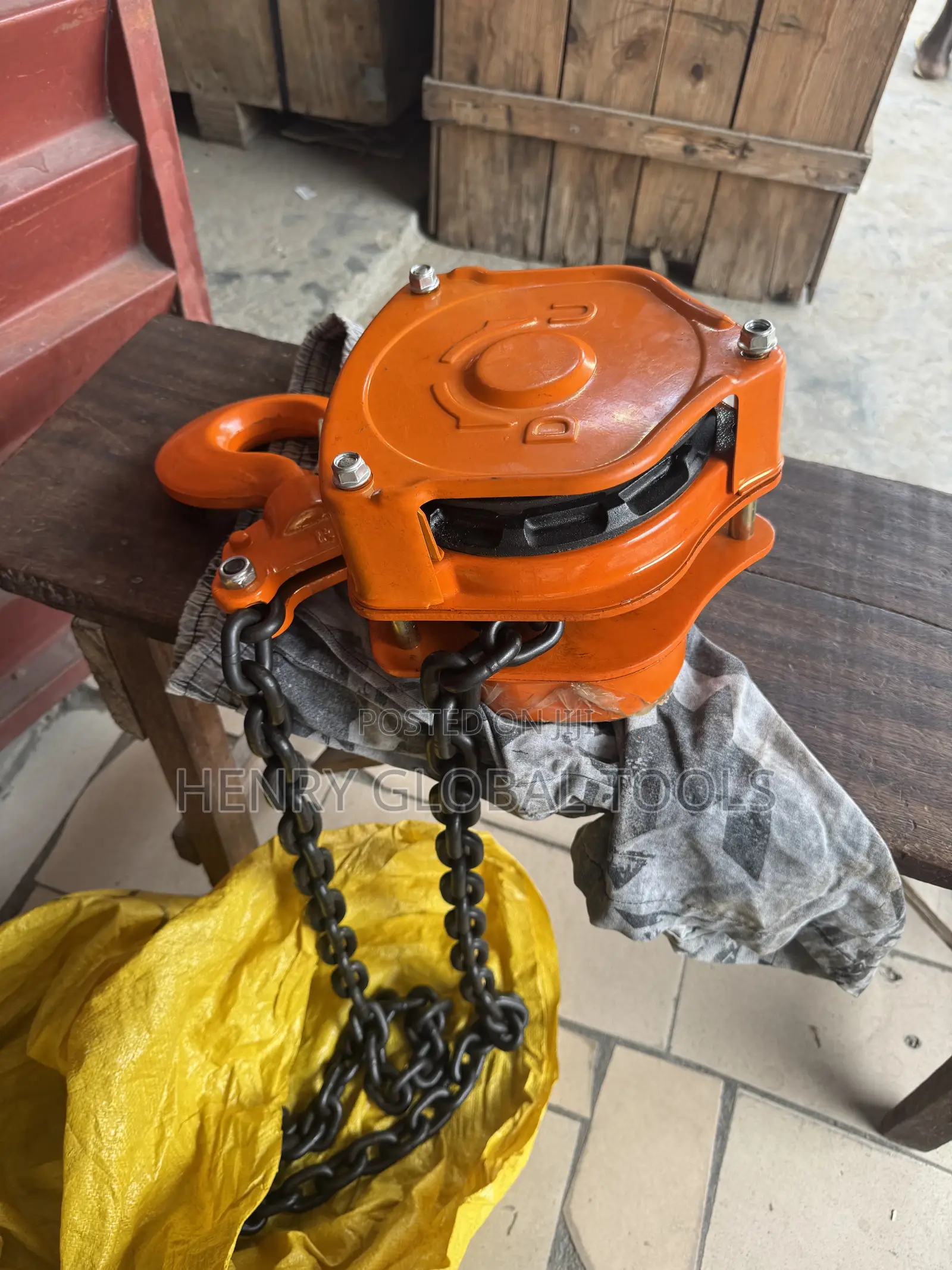 Heavy Duty 5 Ton Chain Block – 3 Meter Lift