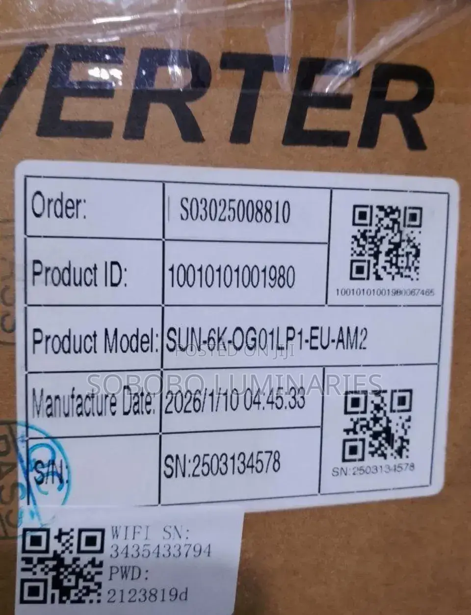 6kva 48v Deye Hybrid Inverter