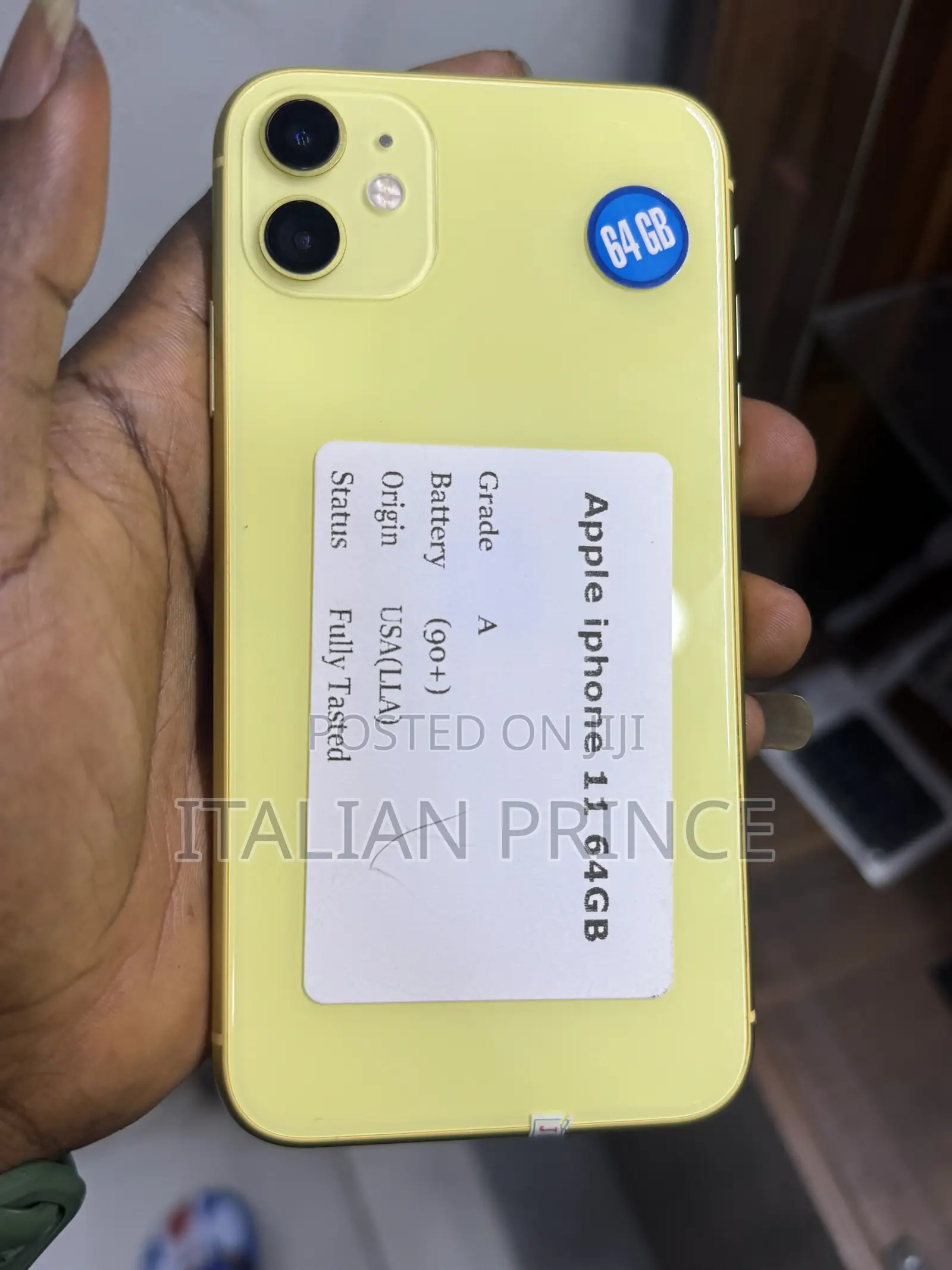 Apple iPhone 11 64 GB Yellow