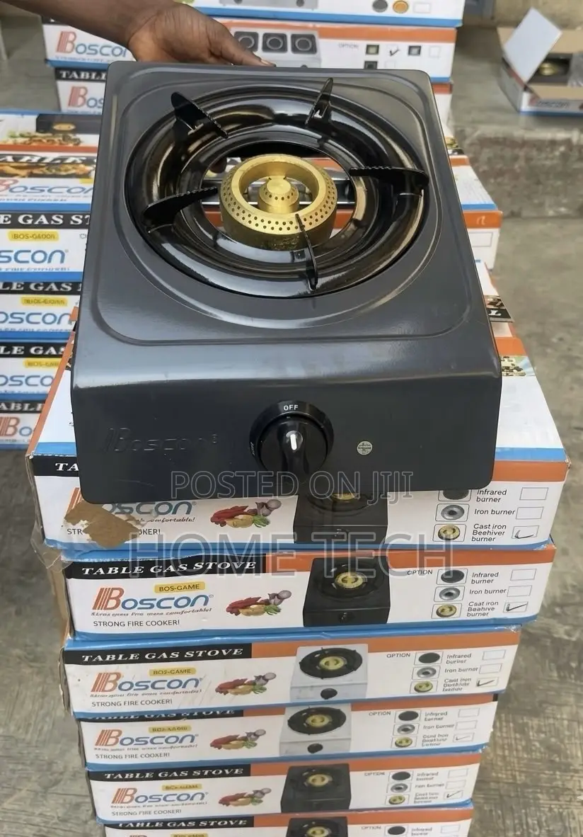 Boscon Single Burner Table Gas Stove - Portable Cooker