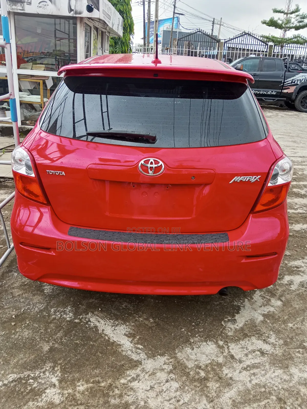 Toyota Matrix S Hatchback AWD (2.4L 4cyl 4A) 2009 Red