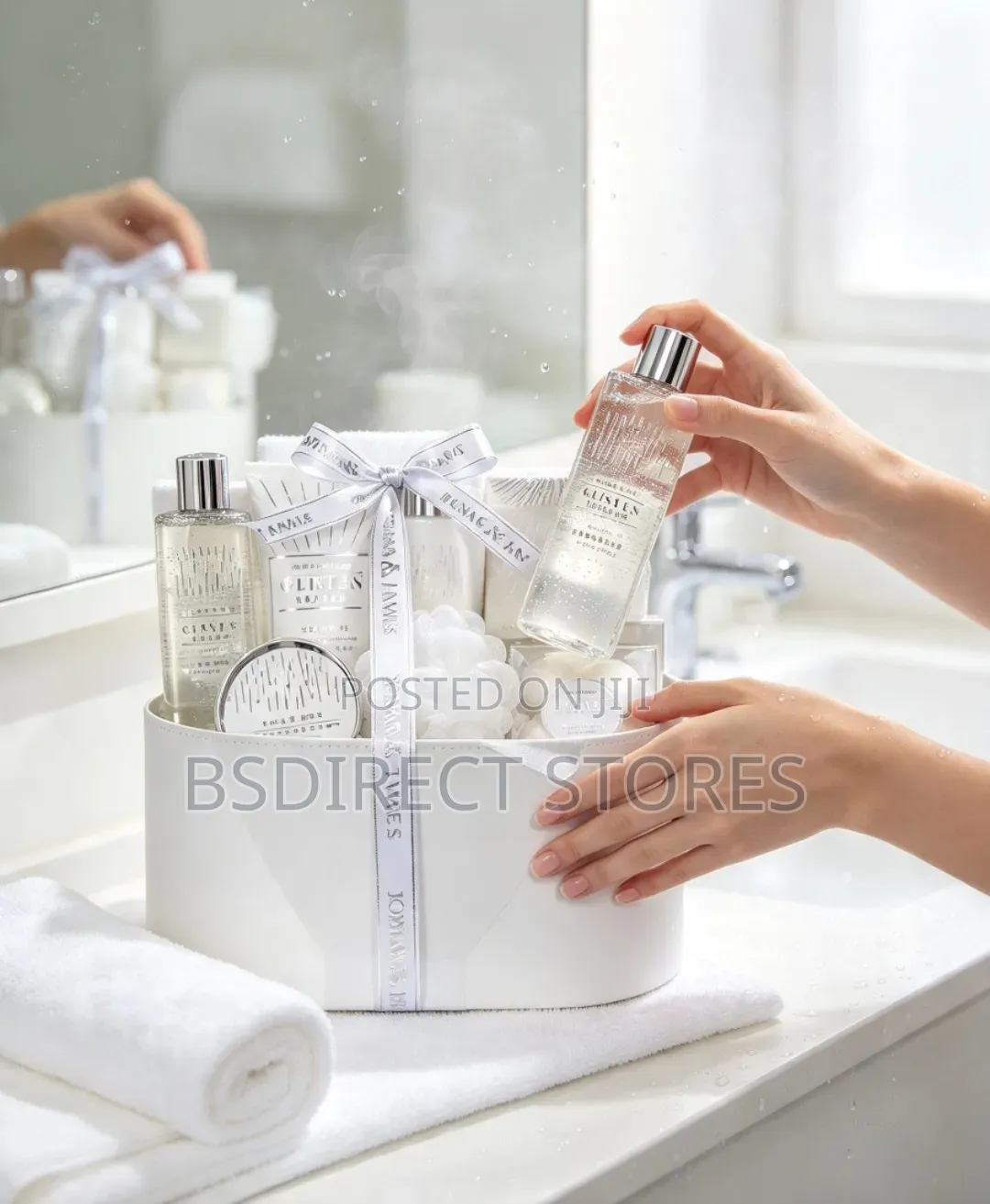 Shimmer and Sparkle Luxury Bath Pamper Spa Gifts Hamper Set