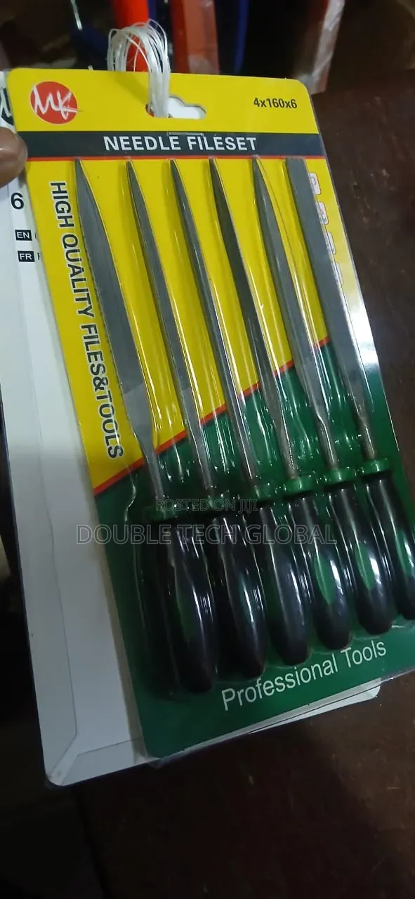 MK Needle File Set 6pcs 4x160mm - Professional Filing Tools