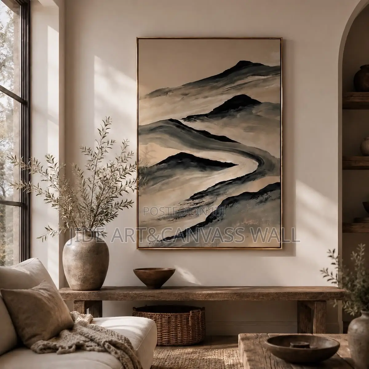 Abstract Rough Canvases Wall Artwork